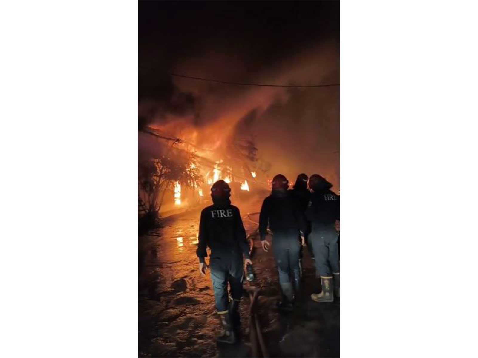 Visual from the incident (Photo/Delhi Fire Services)