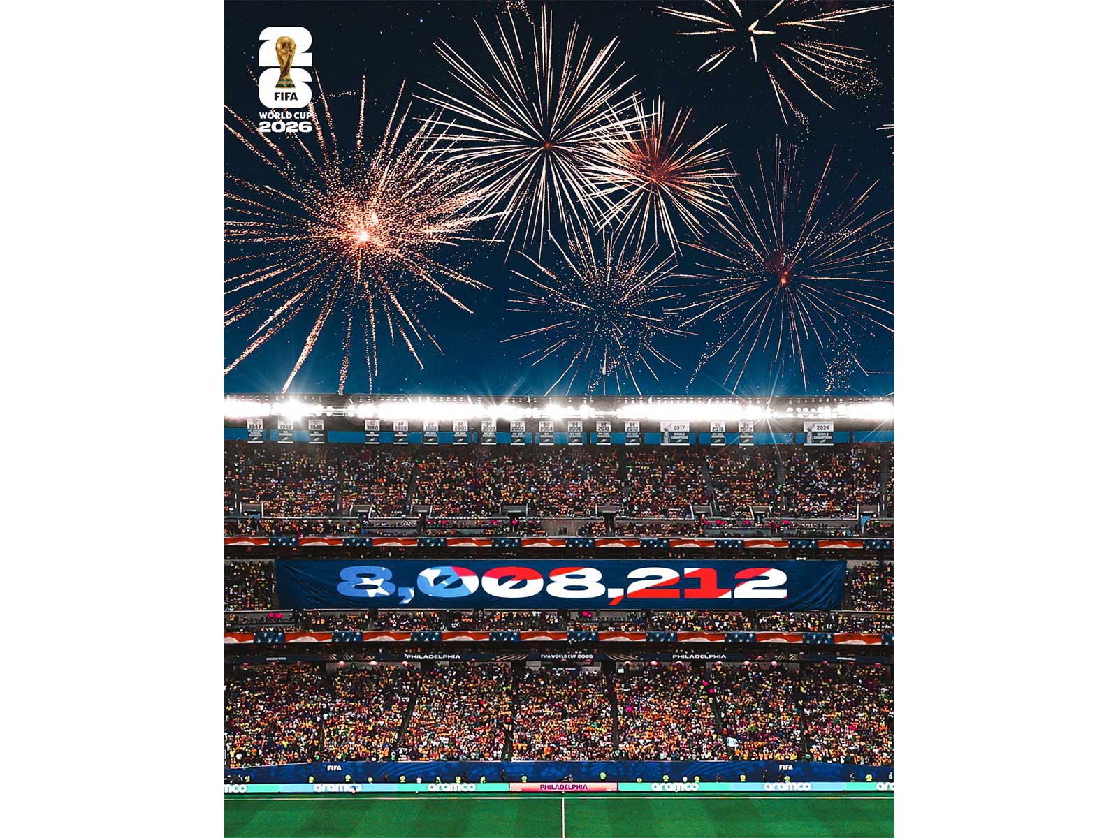 USA has the highest combined attendance of any FIFA World Cup host nation in history (Photo: X/@FIFAcom)