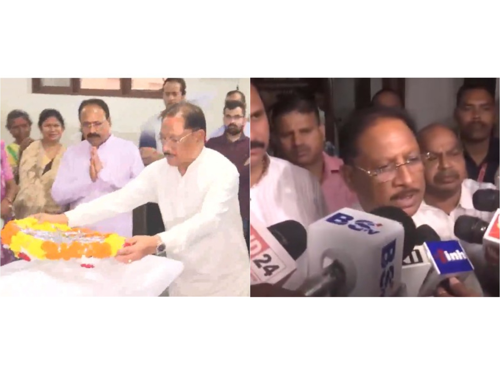 Chhattisgarh Chief Minister Vishnu Deo Sai (Photos/ANI)