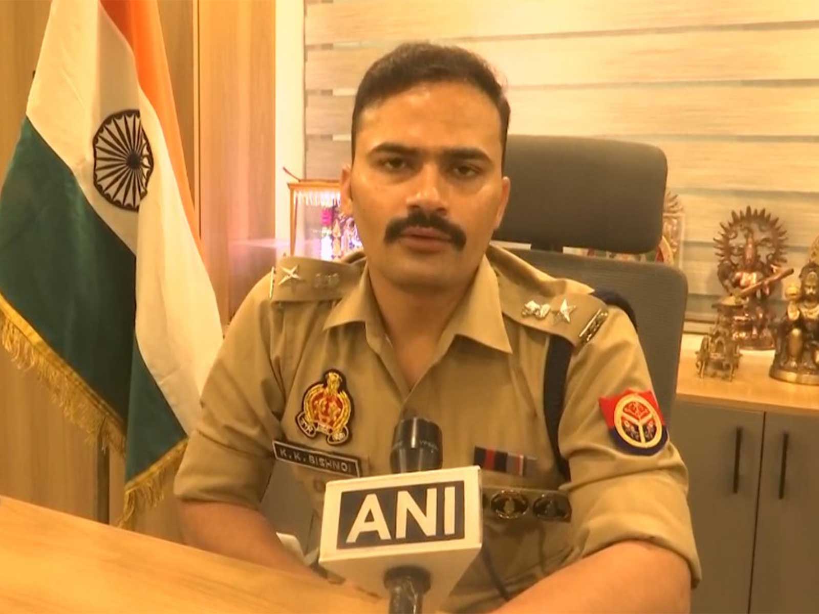 Krishna Kumar Bishnoi, Superintendent of Police, Sambhal (Photo/ANI)