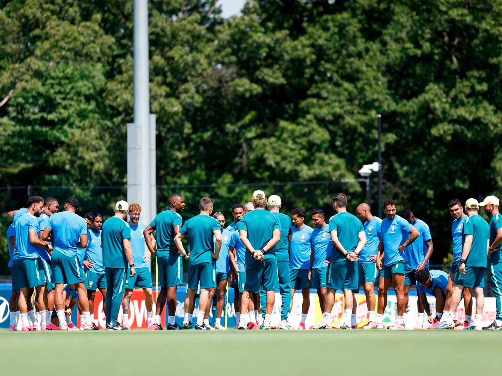 Brazil squad members during FIFA World Cup 2026. (Photo: X/@CBF_Futebol)