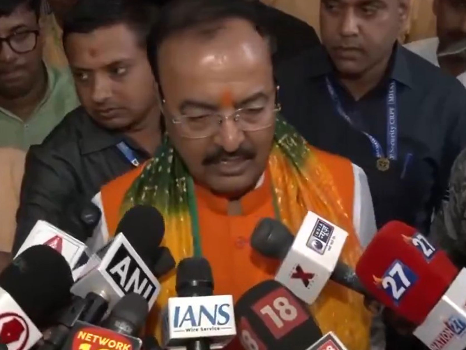  Uttar Pradesh Deputy Chief Minister Keshav Prasad Maurya (Photo/ANI)