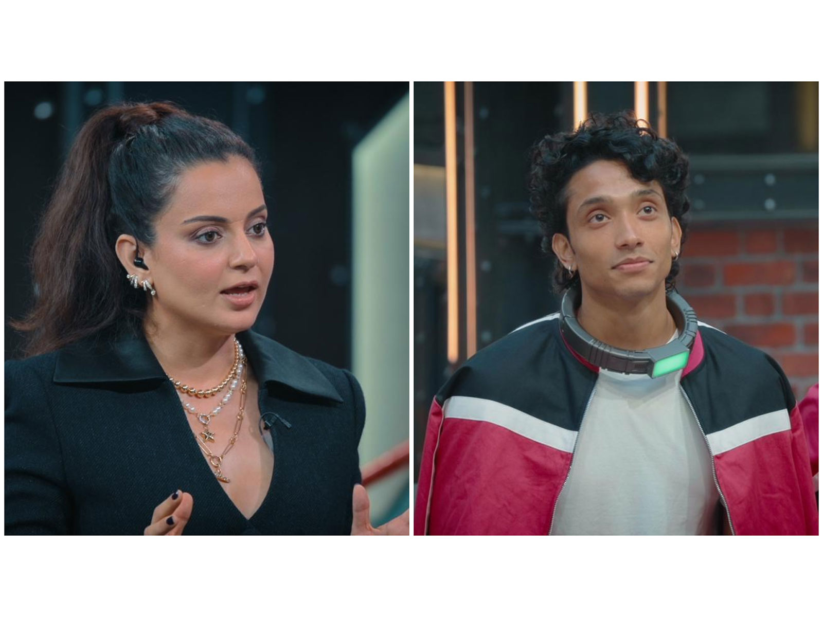 Kangana Ranaut (L) Yogesh Rawat (R) (Photos/Netflix)