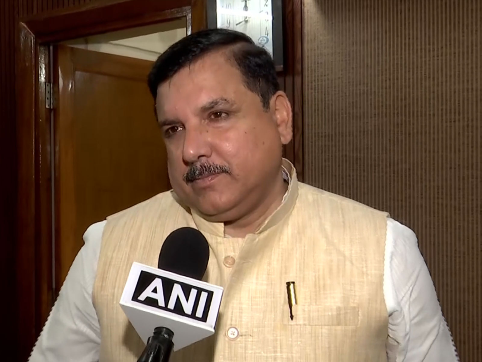  AAP leader Sanjay Singh, (Photo/ANI)