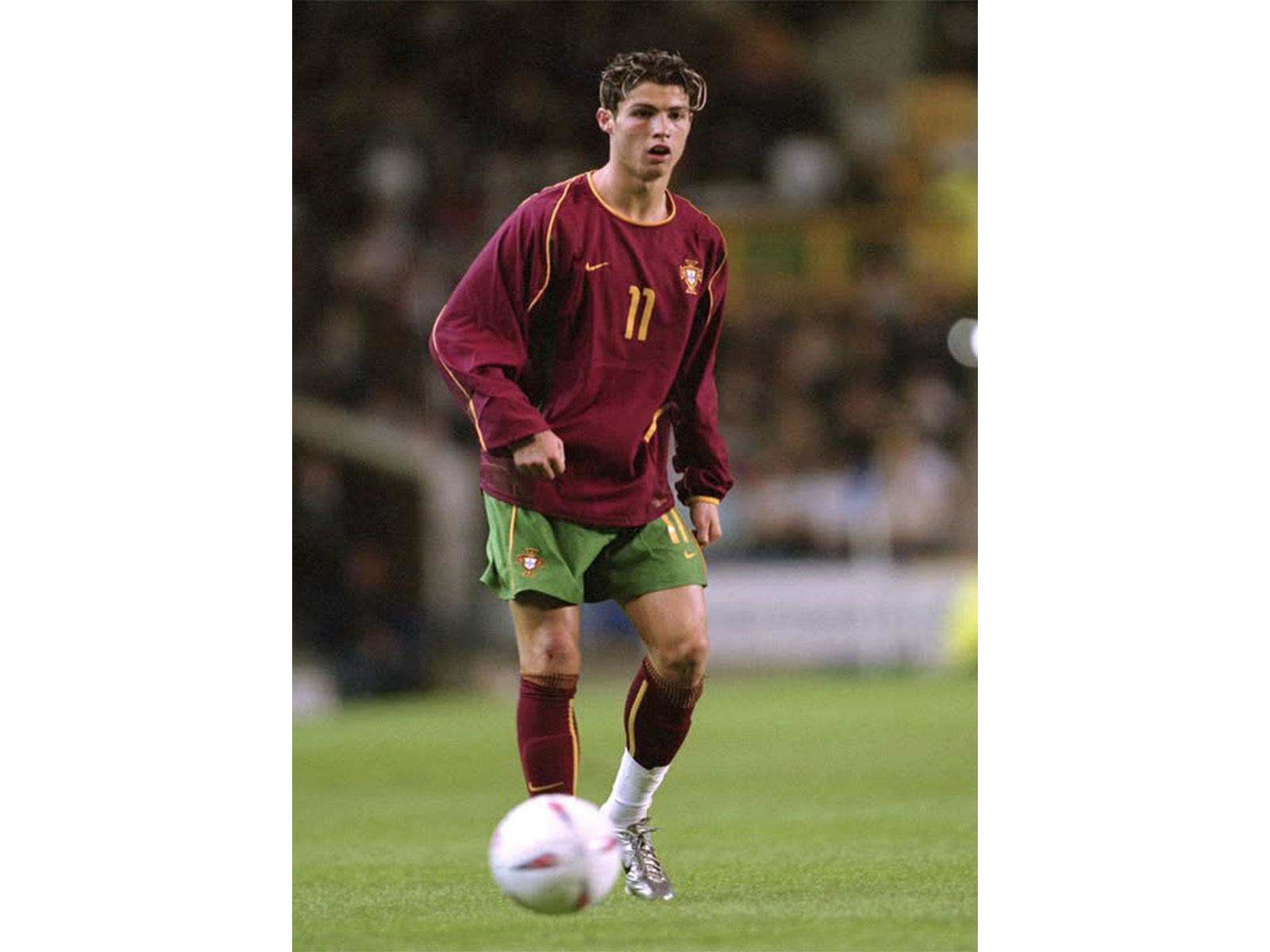 Cristiano Ronaldo made his international debut for Portugal in 2003 (Photo/Facebook-UEFA Euro)