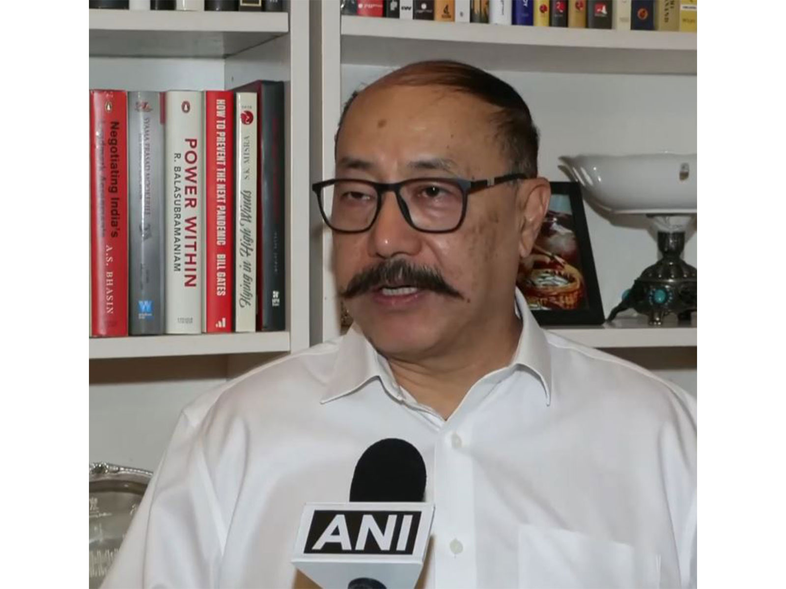 Rajya Sabha MP and Former Foreign Secretary Harsh Vardhan Shringla (Photo/ANI)