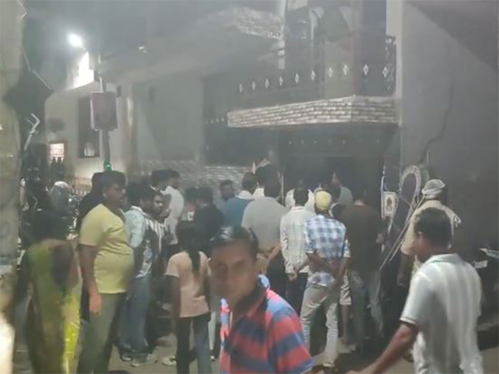 Visuals from outside the house (Photo/ANI)
