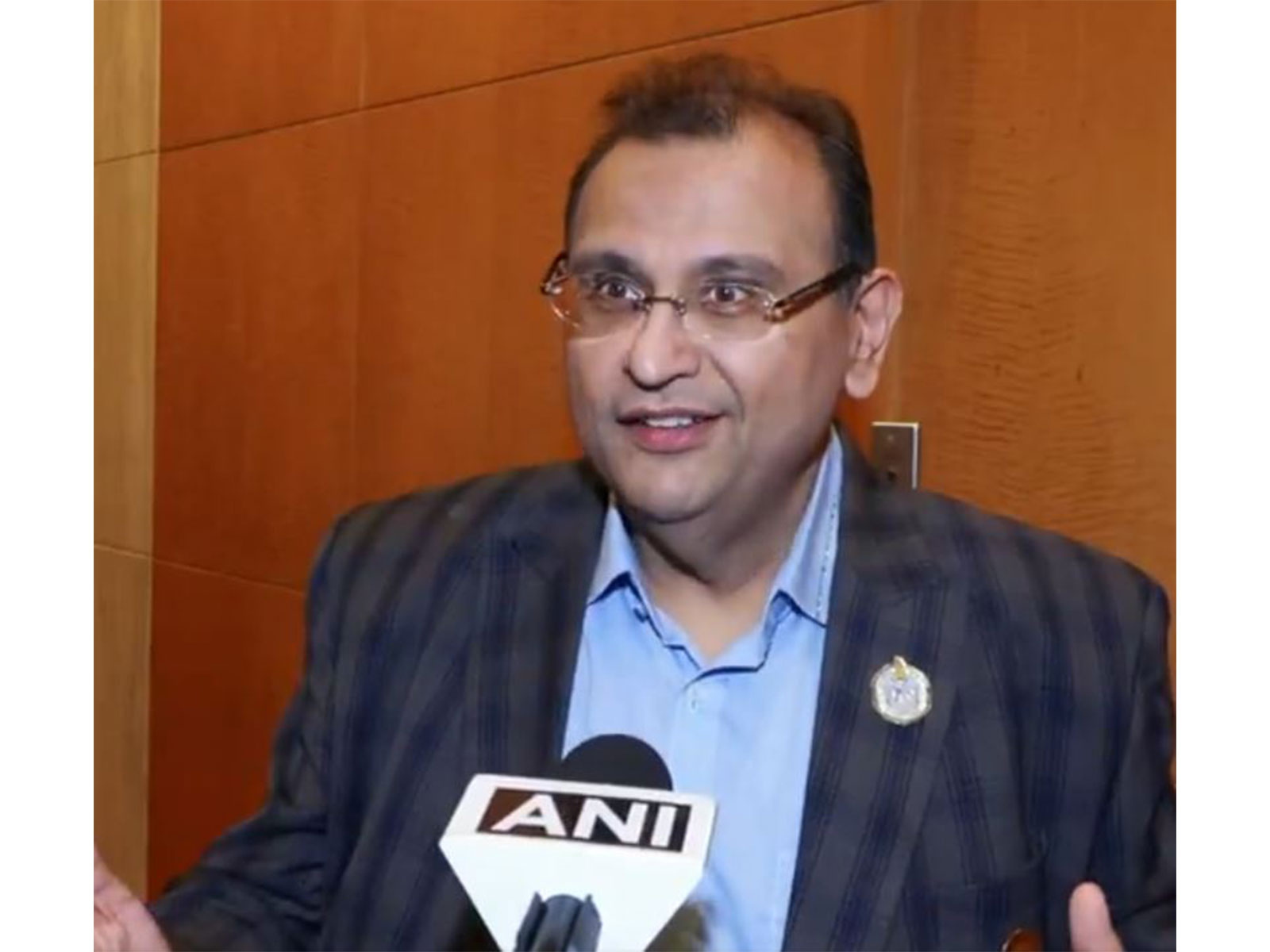 Ajay Mulani, Secretary, Gandhi Seva Loka (Photo/ANI)