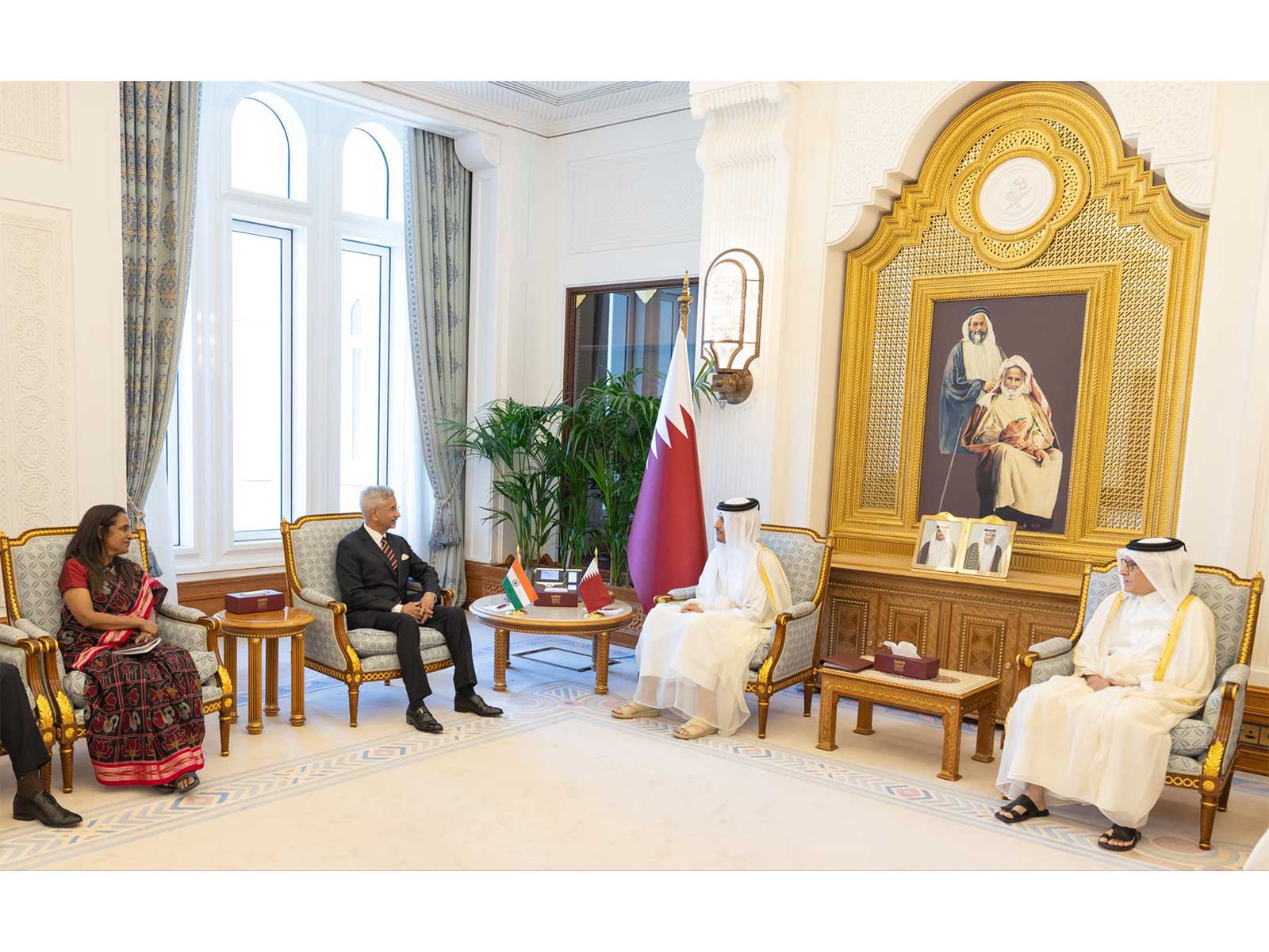 External Affairs Minister S Jaishankar in Qatar (Photo: X@DrSJaishankar)