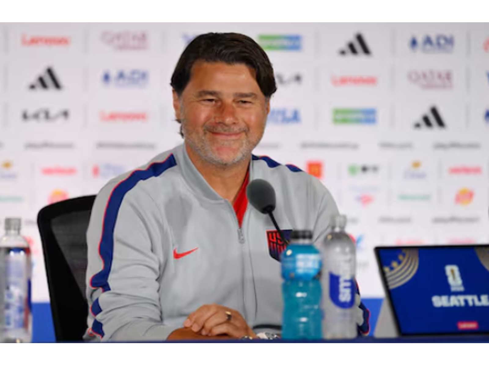 United States coach Mauricio Pochettino during the press conference. (Photo: IMAGN IMAGES via Reuters)