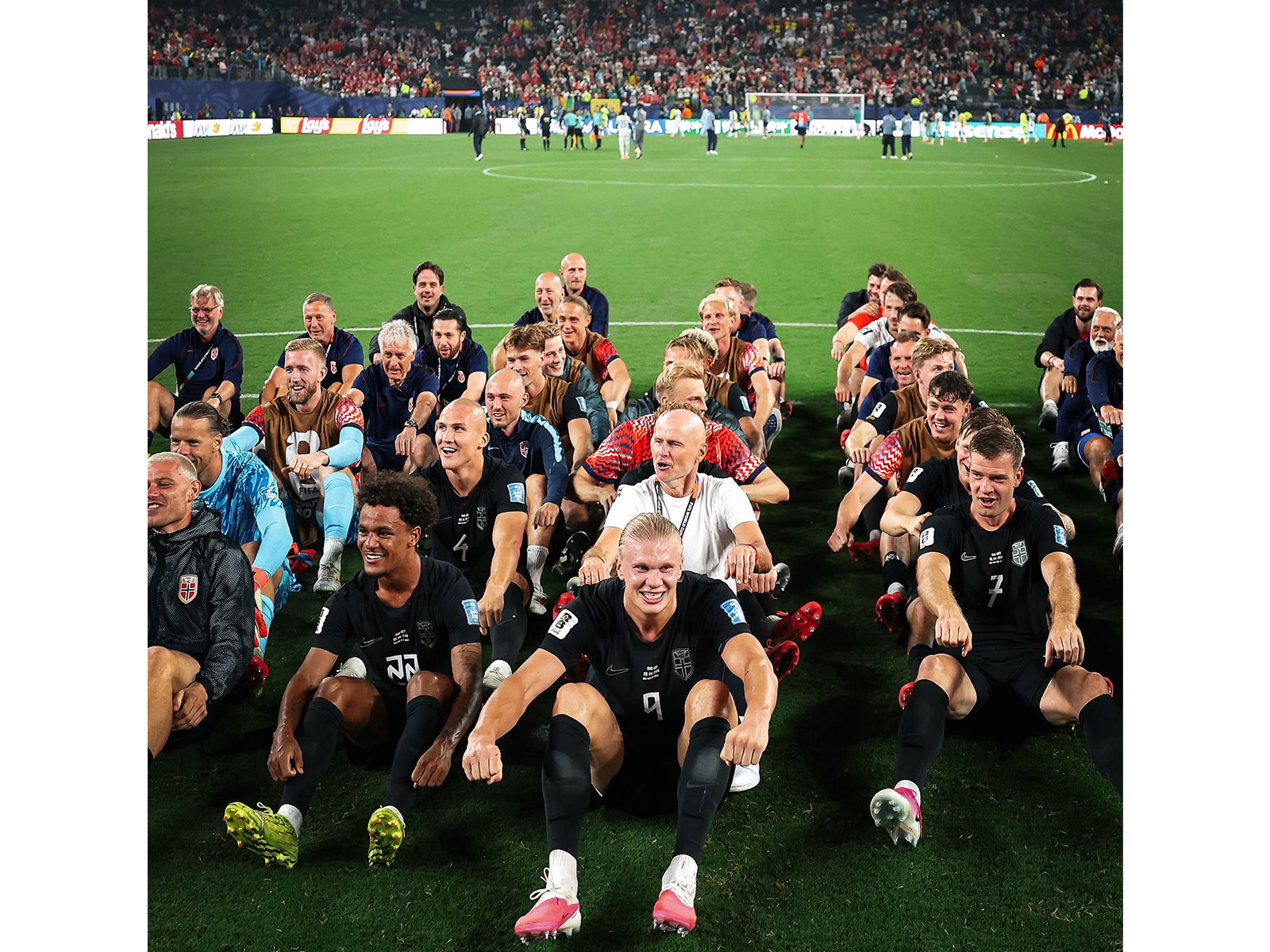 Norway players celebrating during FIFA World Cup 2026 (Photo: X/@ErlingHaaland)