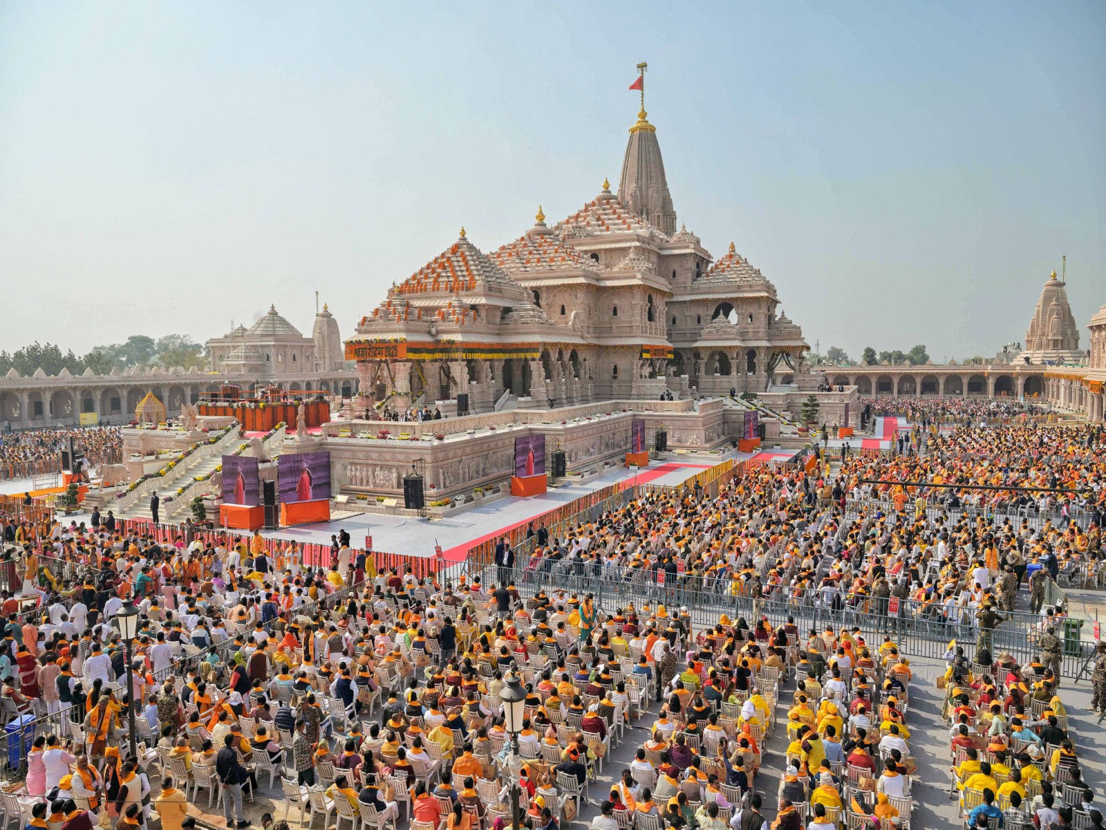 Shri Ramjanmbhoomi Mandir in Ayodhya (File Photo/ANI)
