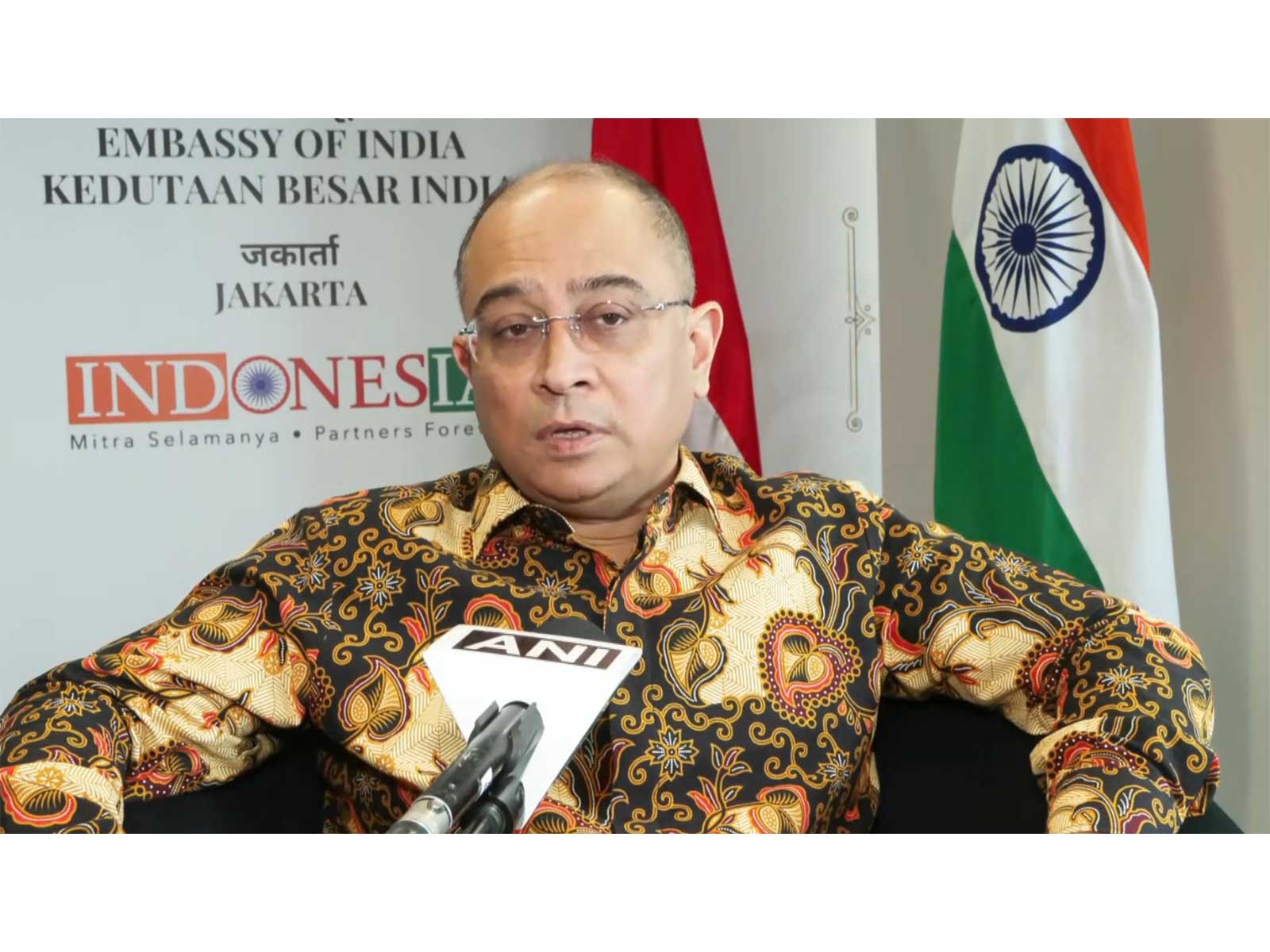  India's Ambassador to Indonesia, Sandeep Chakravorty (Photo/ANI)