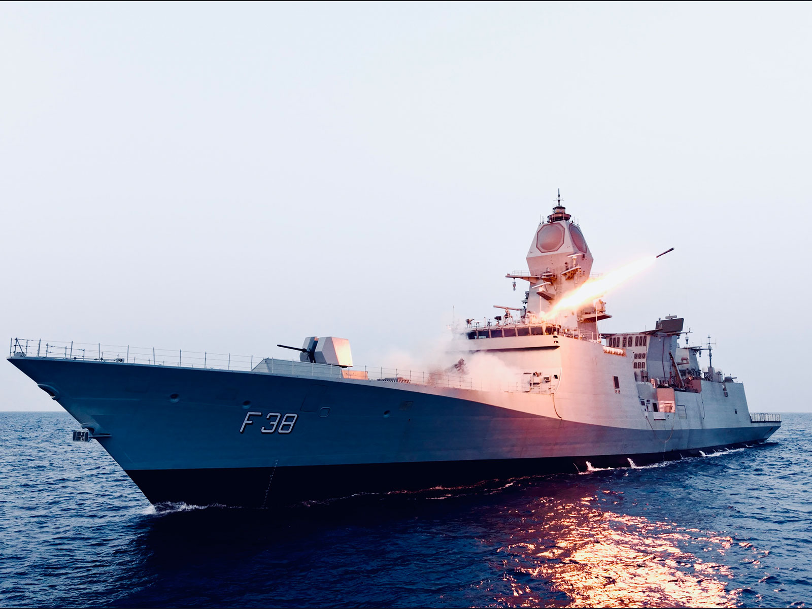  Project 17A indigenous stealth frigate, Mahendragiri (F38) (Photo/ANI)