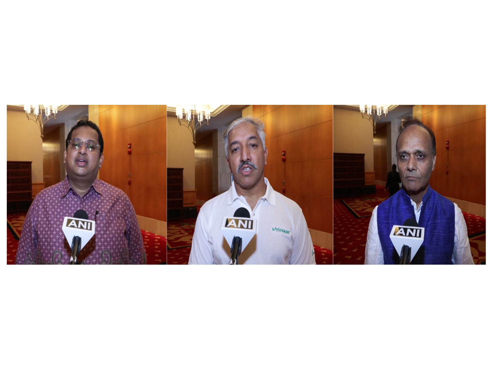 Vinod Srinivasan; Shailendra Halbe; Shiv Dave (Photo/ANI)