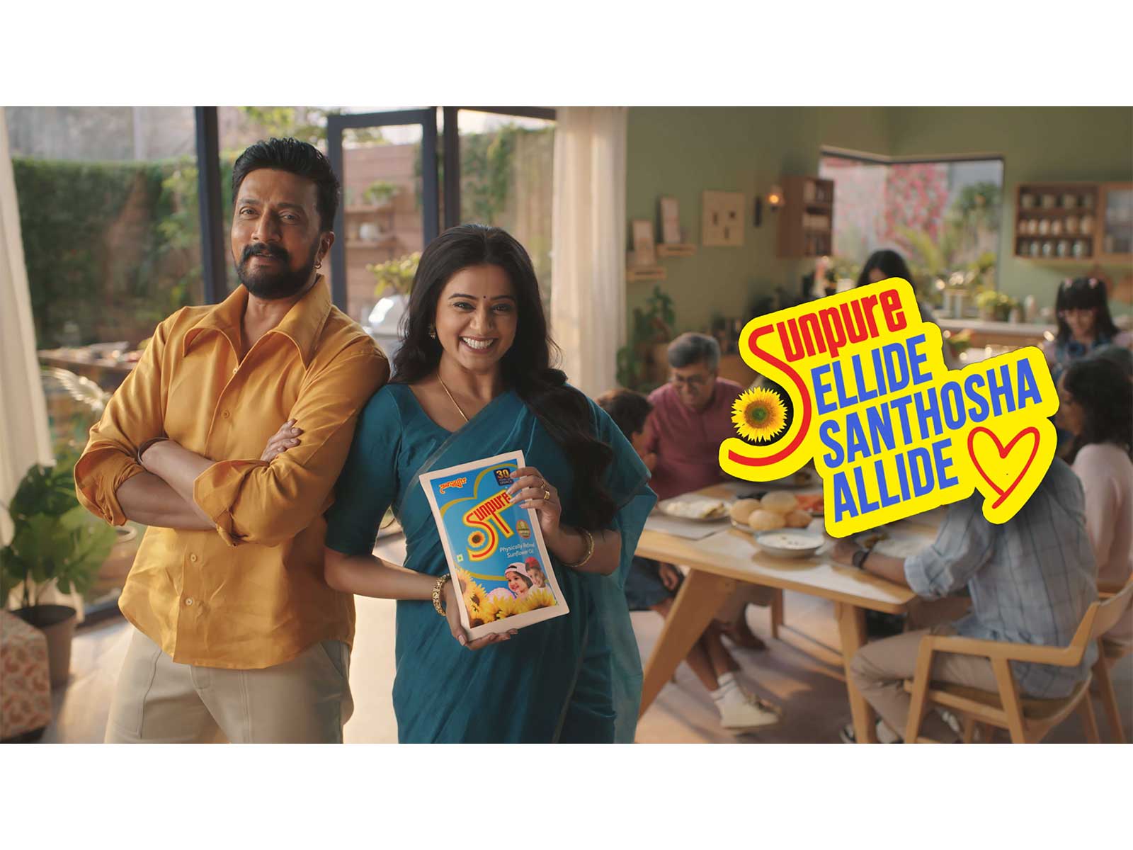 The TVC celebrates three decades of purity, trust, and family traditions of Sunpure Refined Sunflower Oil, India's only Physically Refined Sunflower Oil 