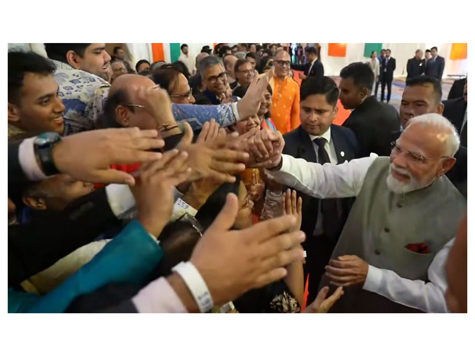 Indian diaspora welcomes PM Modi in Jakarata on July 6, 2026 (Photo/ANI)