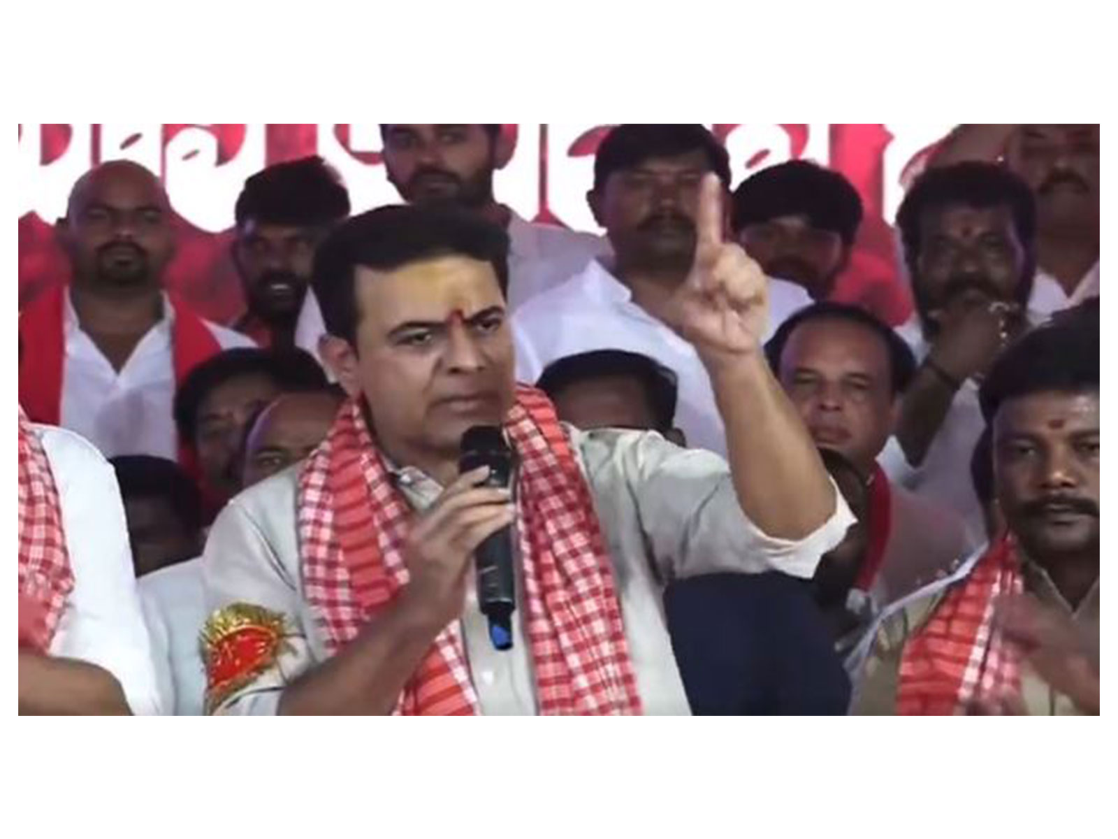 Bharat Rashtra Samithi working president KT Rama Rao (Photo/ANI)