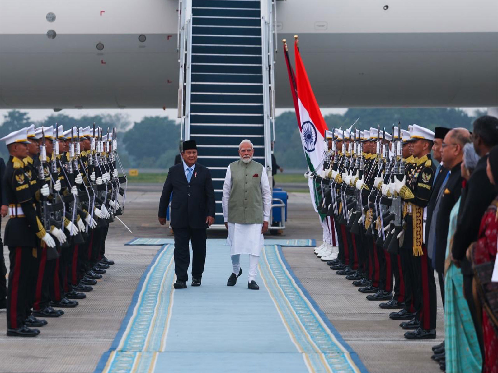 Prime Minister Narendra Modi arrives for three-day visit to Indonesia (Photo/X@MEAIndia)