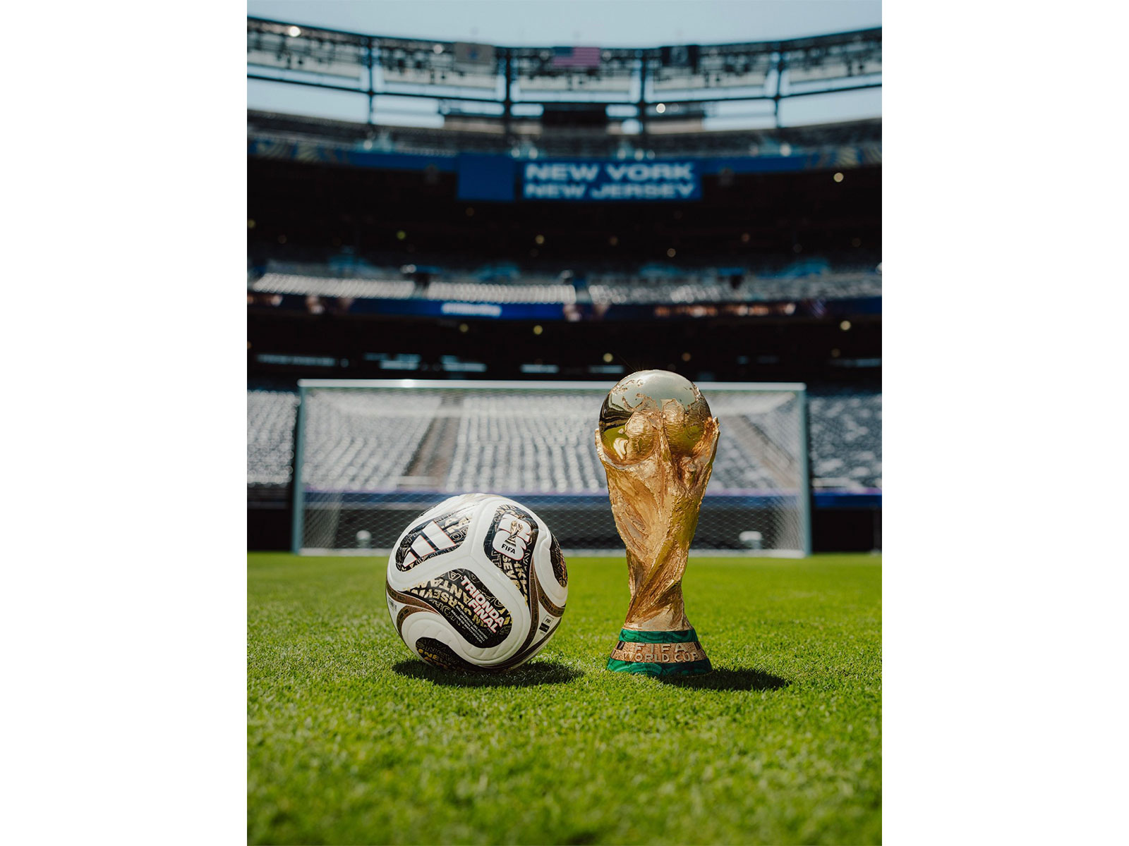 Adidas unveils TRIONDA FINAL official match ball for final stages. (Photo:X/@adidasfootball) 