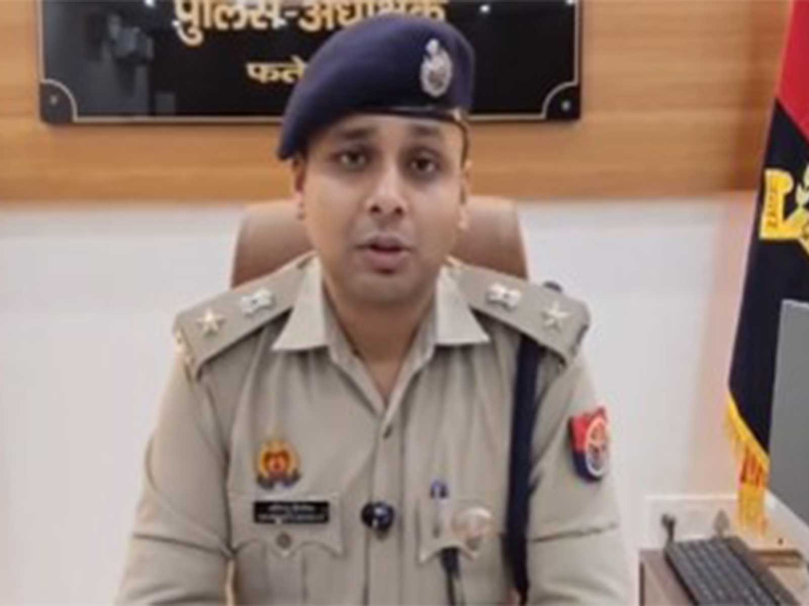 SP Abhimanyu Manglik (Photo/Fatehpur Police)