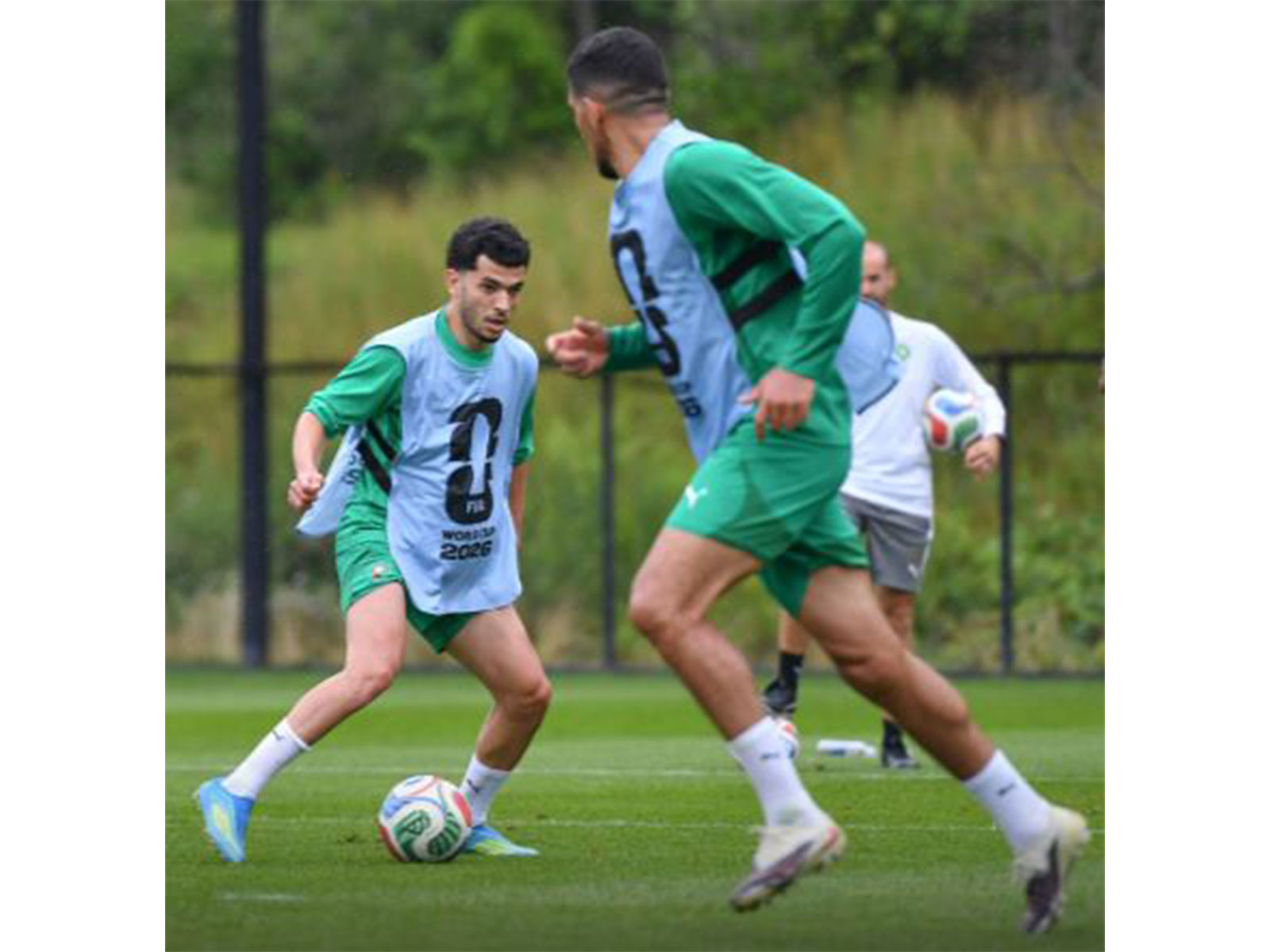Morocco players during training session (Photo: X/@EnMaroc)
