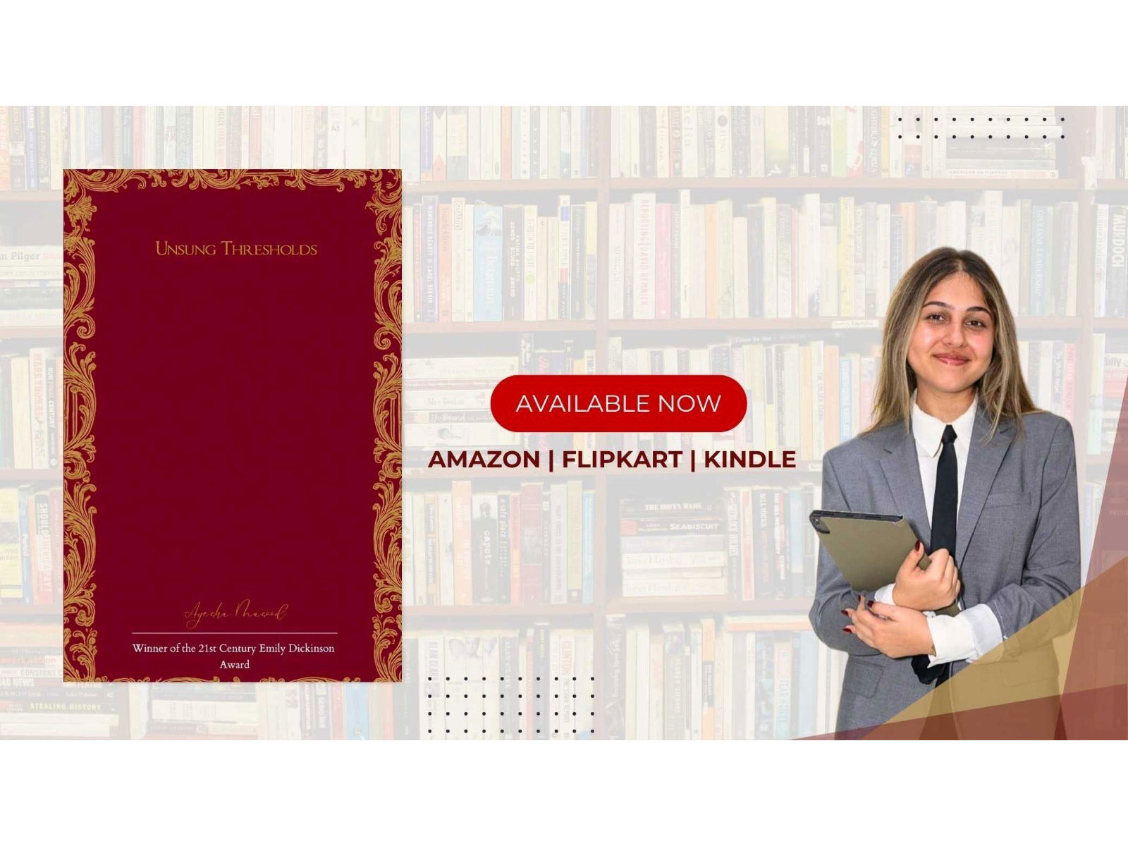 Ayesha Masood Makes a Striking Debut with Unsung Thresholds, a Poetic Exploration of Life's Quiet Transformations