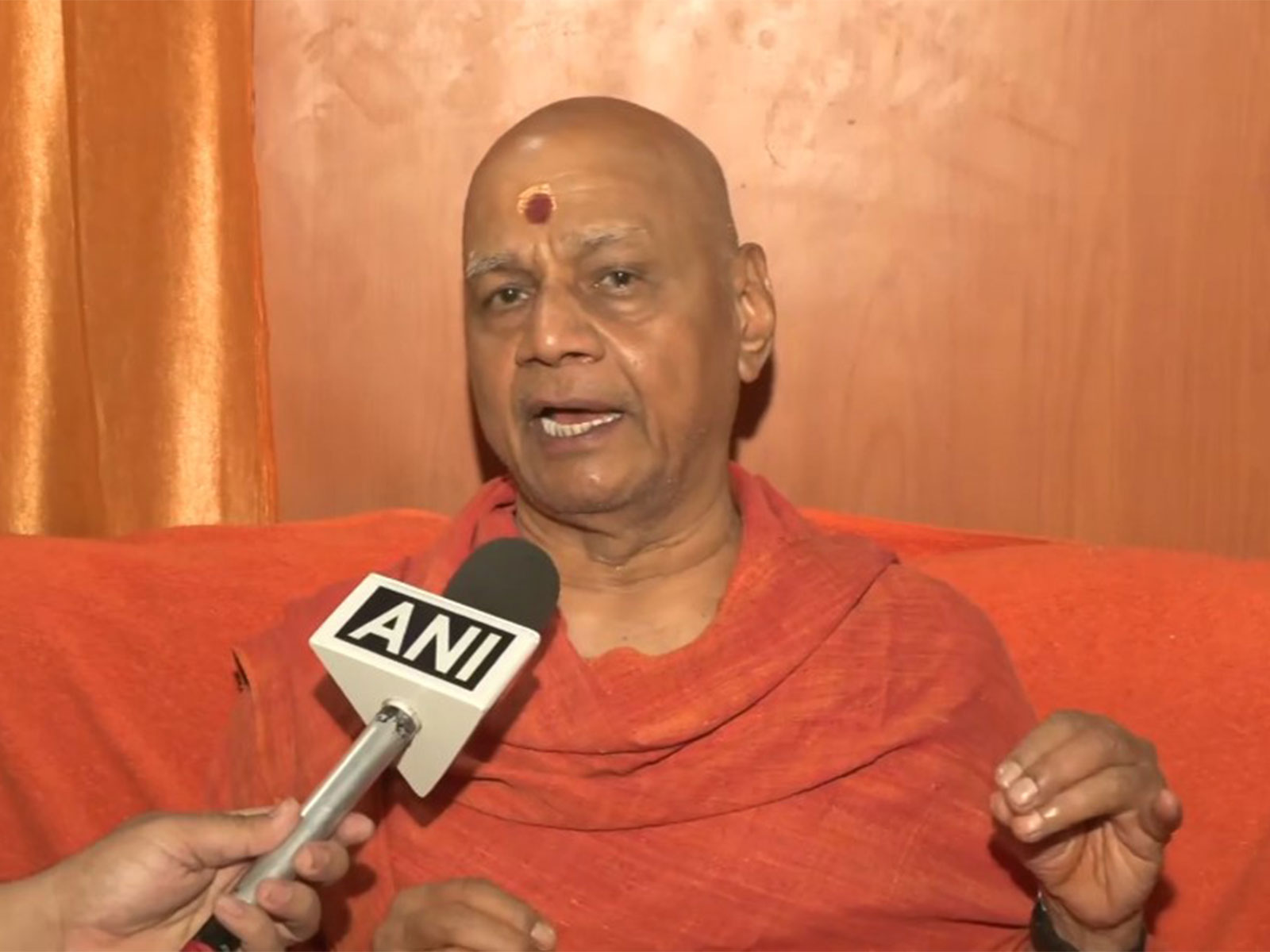 Shri Ram Janmabhoomi Teerth Kshetra Treasurer Govind Dev Giri Maharaj (Photo/ANI)