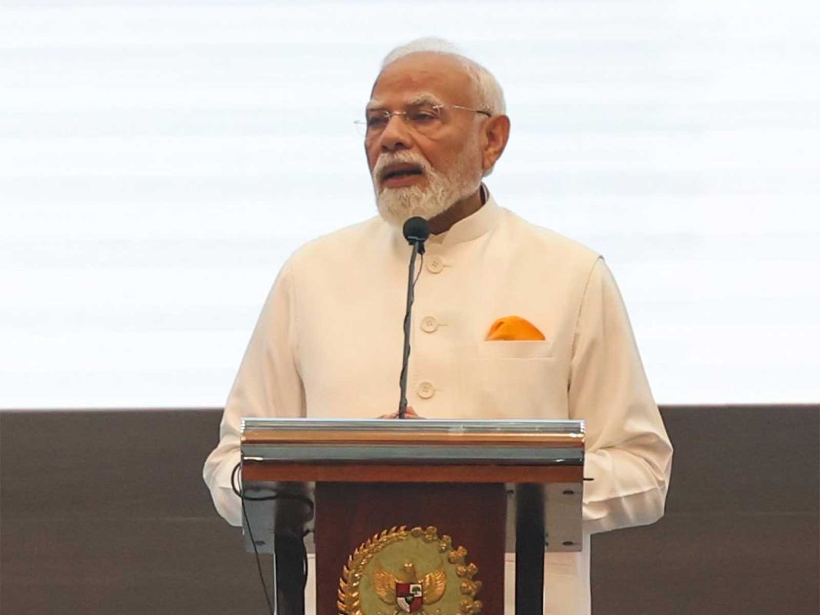 PM Modi addresses Indonesia's Parliament (Photo/X@MEAIndia)