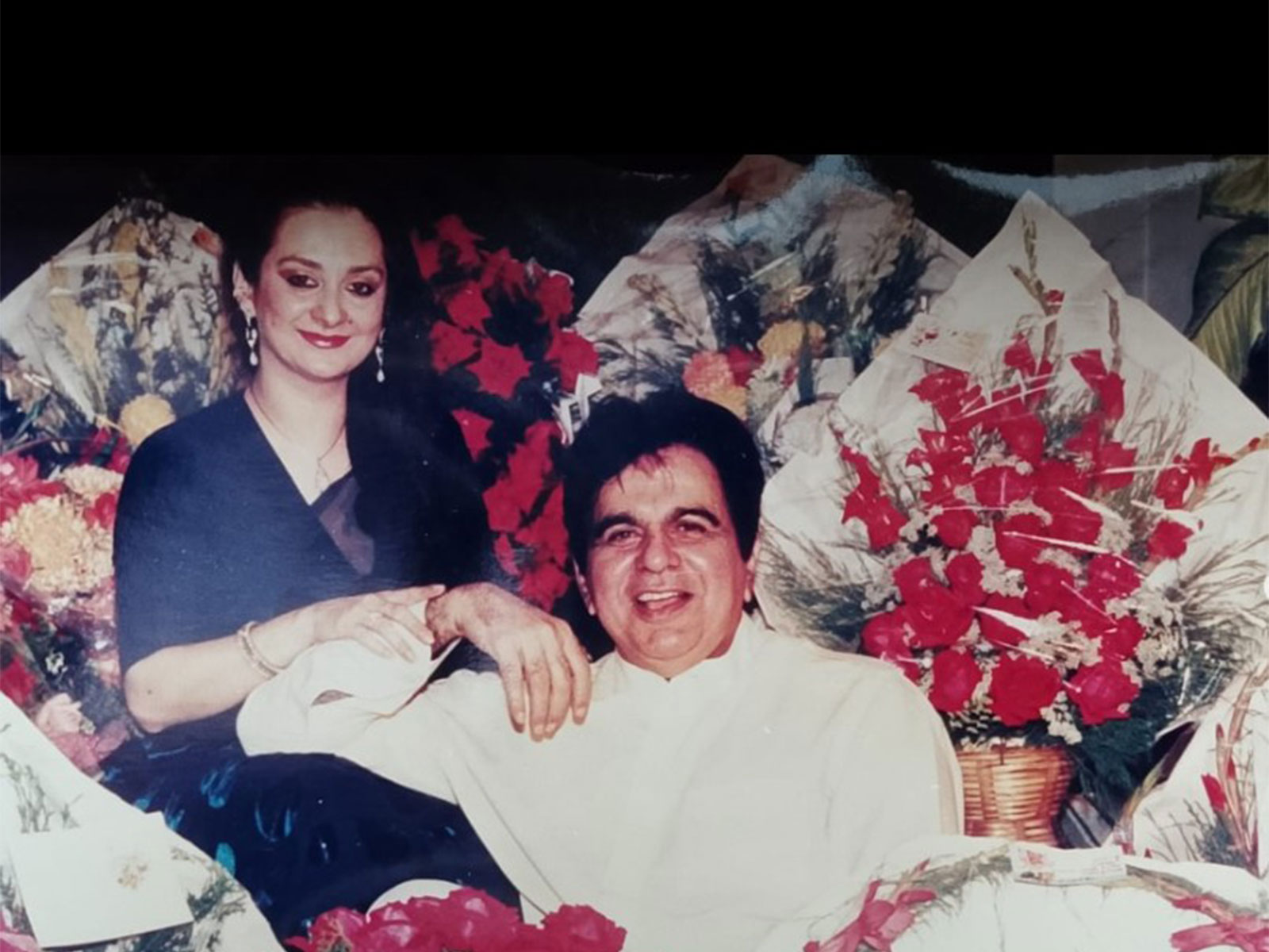 Saira Banu with late actor Dilip Kumar (Photo/ Instagram/ @sairabanu)