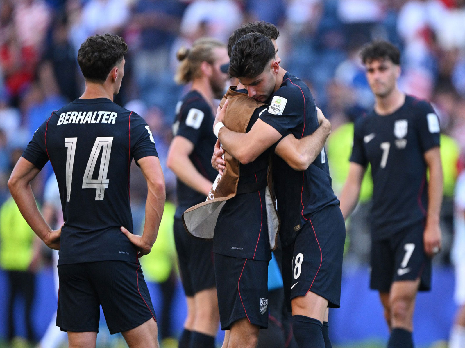 USA players after the defeat to Belgium (Photo: IMAGN IMAGES via Reuters)