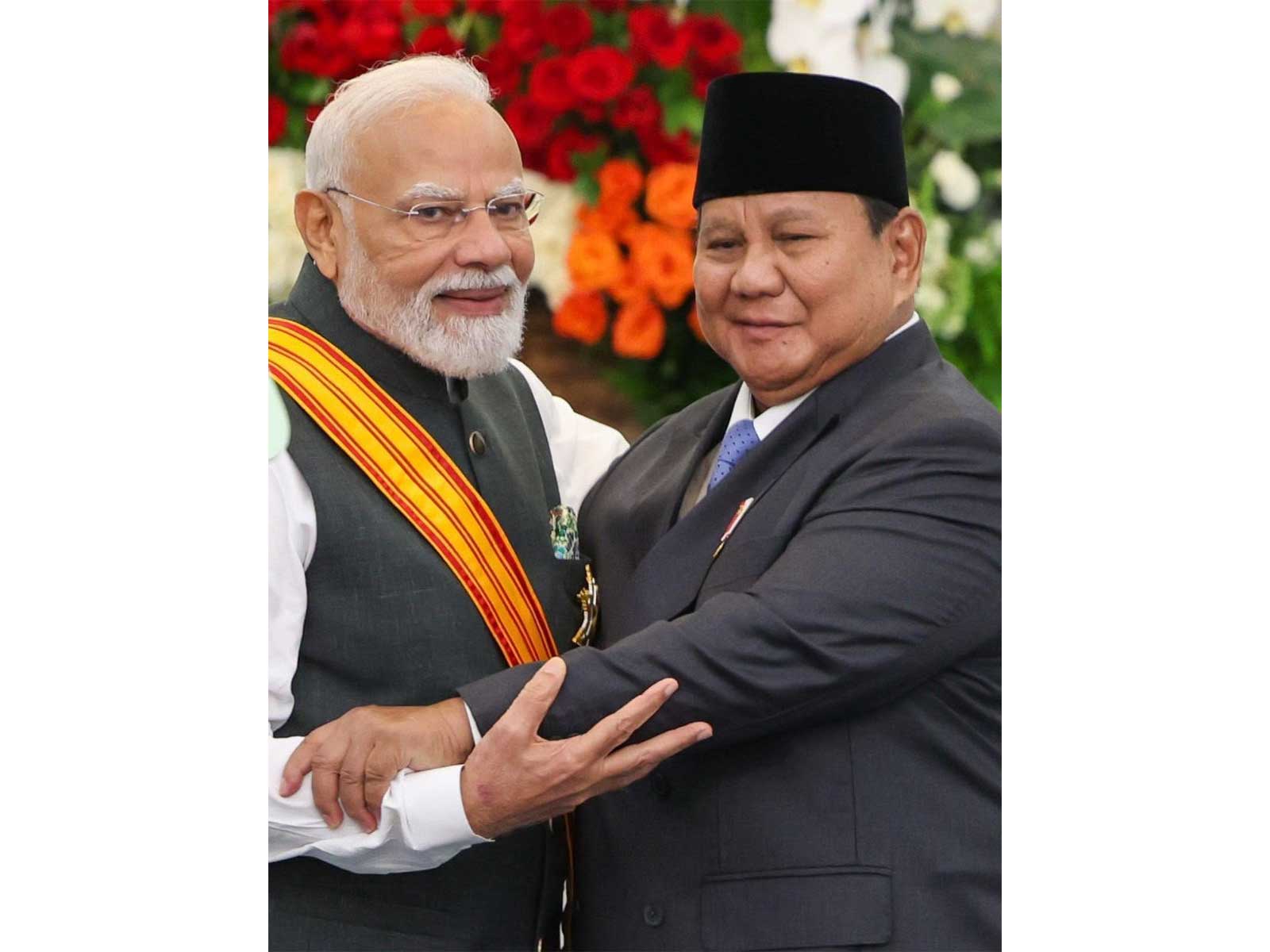 Prime Minister Narendra Modi and Indonesian President Prabowo Subianto (Photo/X@narendramodi)