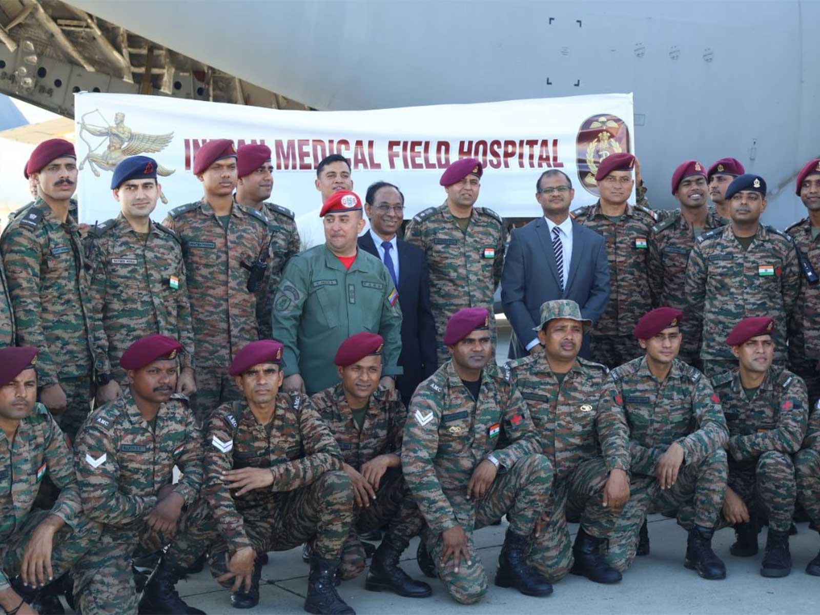 Venezuela bids farewell to India's rescue and medical team in Venezuela (Photo/X/@Cancilleria_ve)