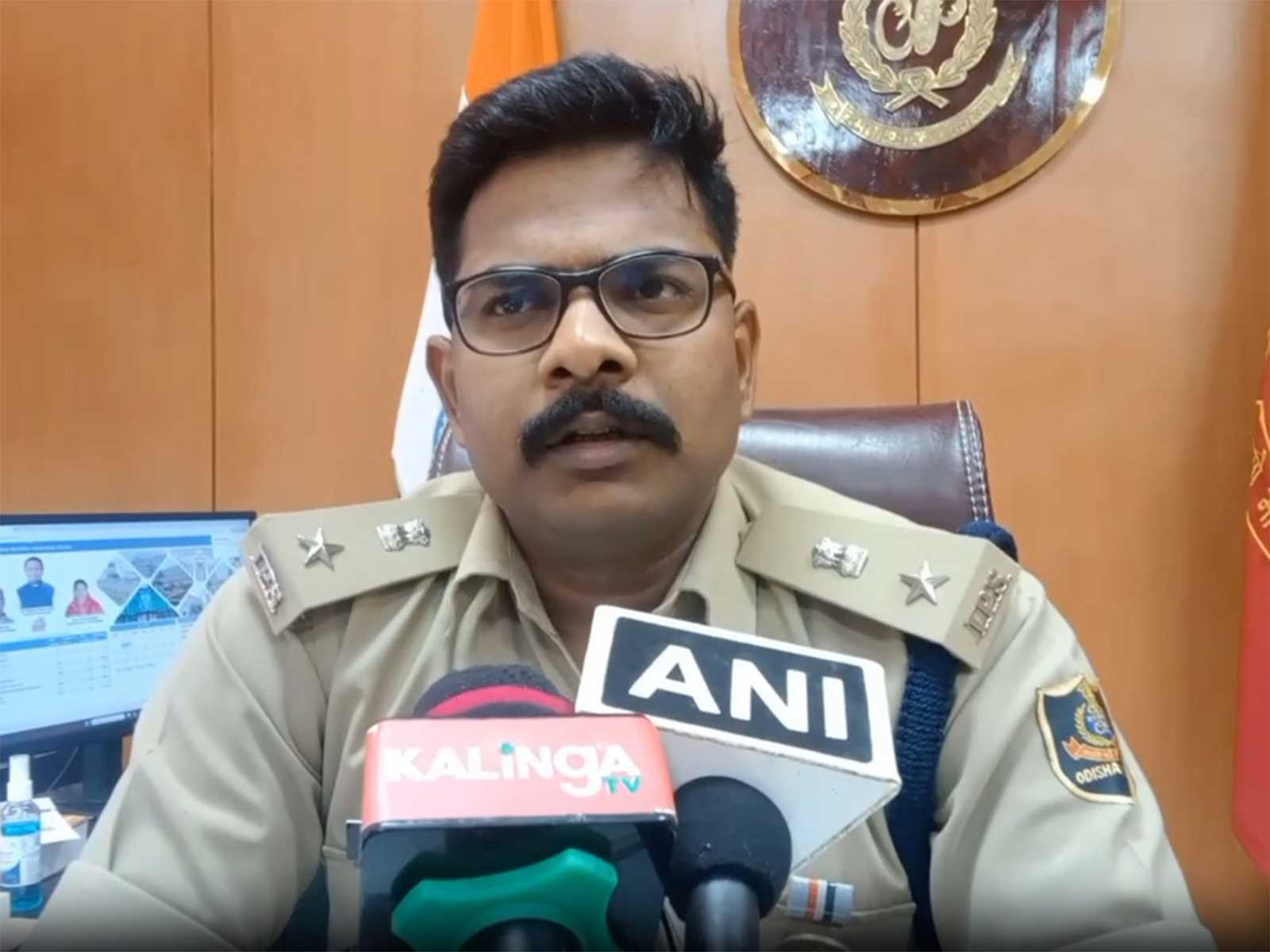 Superintendent of Police Nayagarh Subhendu Patra (Photo/ANI)