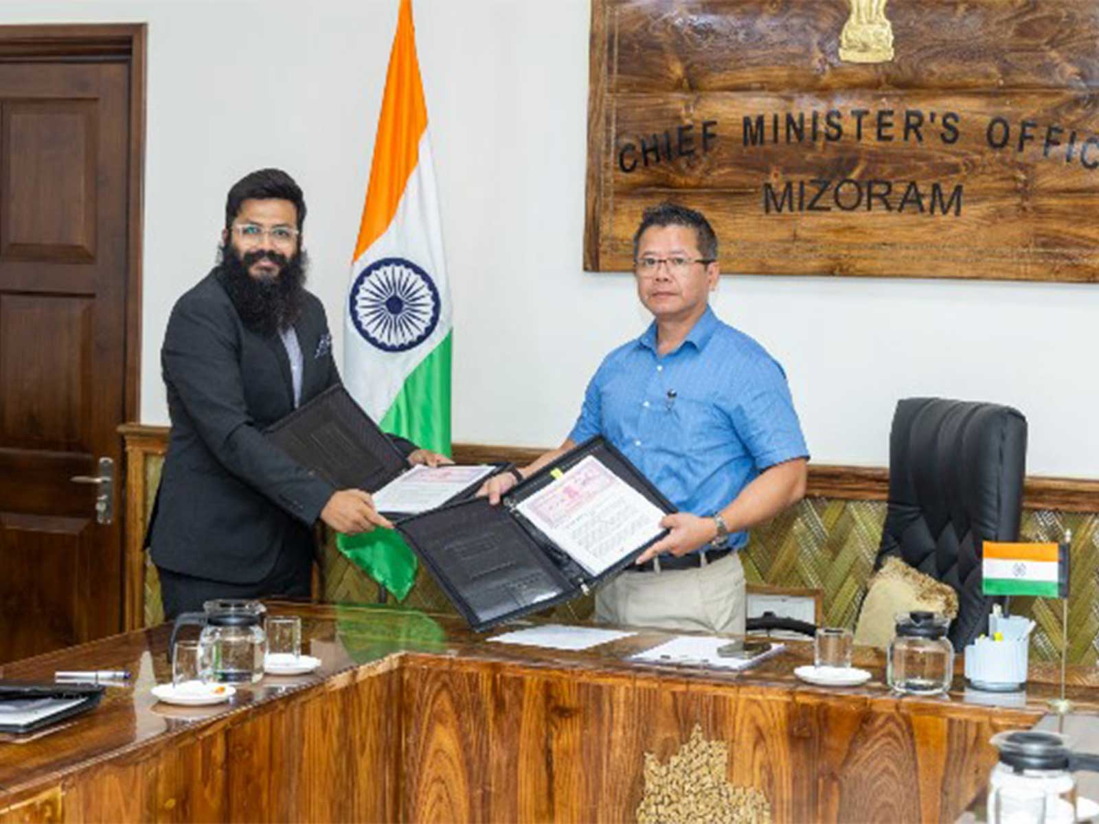 Mizoram signs concession agreement to redevelop Chaltlang Tourist Lodge into a 4-star hotel in Aizawl. (Photo: CMO Mizoram)