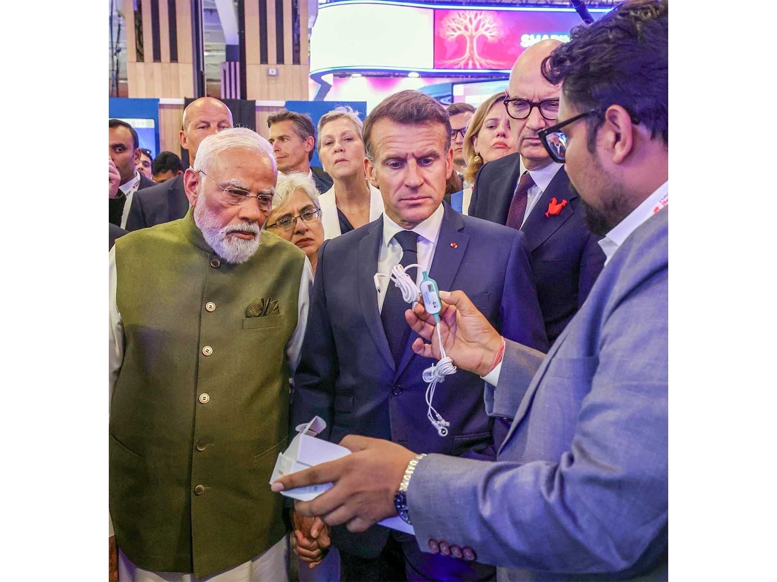PM Modi with French President Emmanuel Macron (File Photo/ANI)