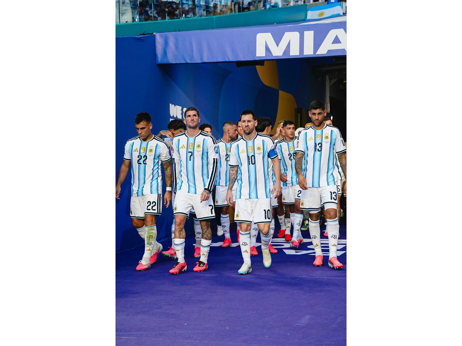 Argentina football team. (Photo: X/ @CutiRomero2)