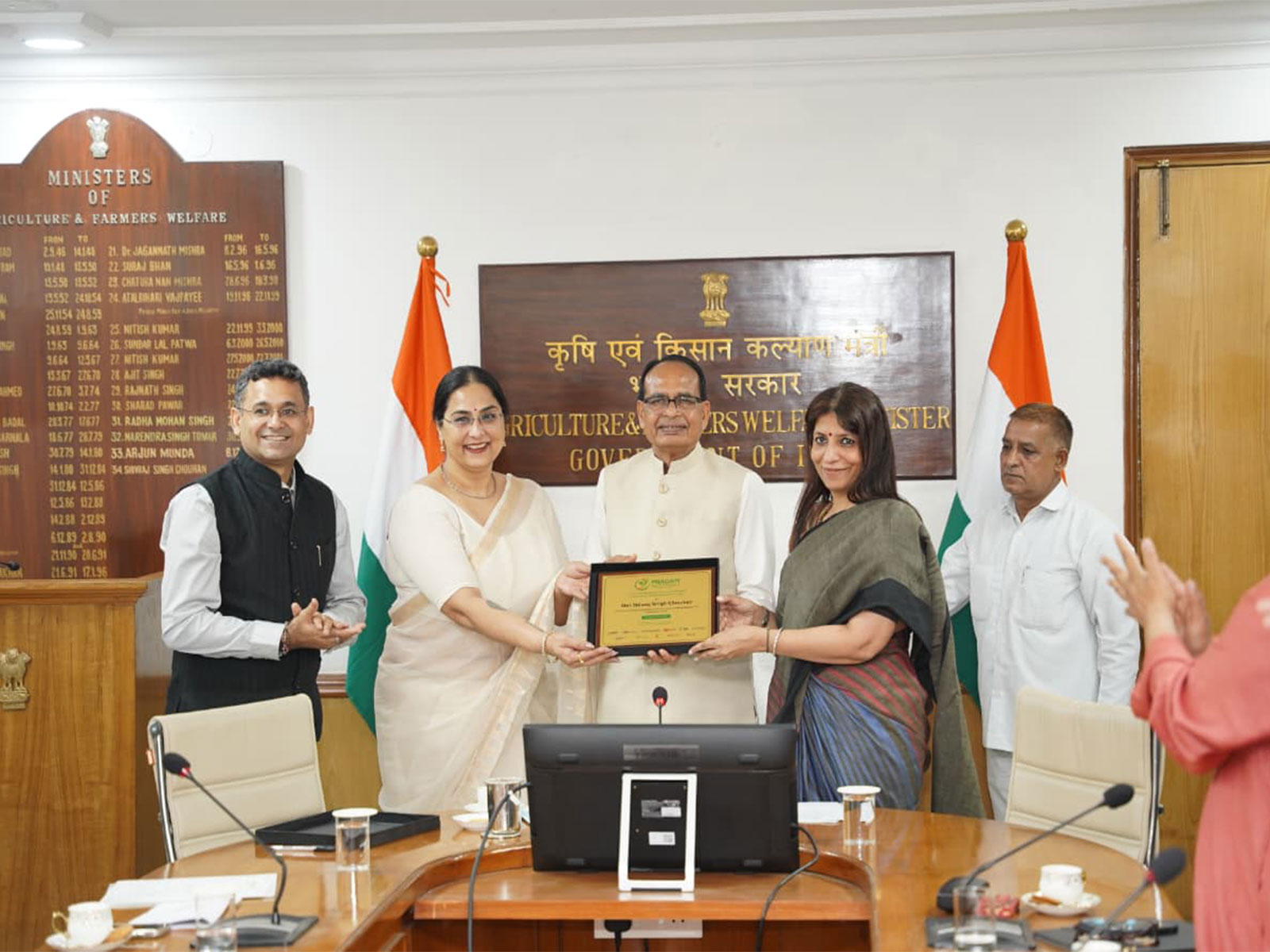 Union Minister of Agriculture & Farmers Welfare, Shivraj Singh Chouhan launching the PRAGATI initiative