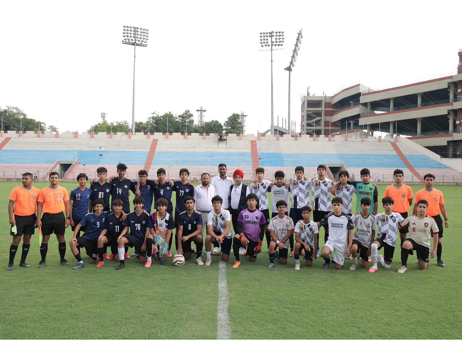 Rohit Kumar with participating teams and officials. (Photo: Oriental Cup)