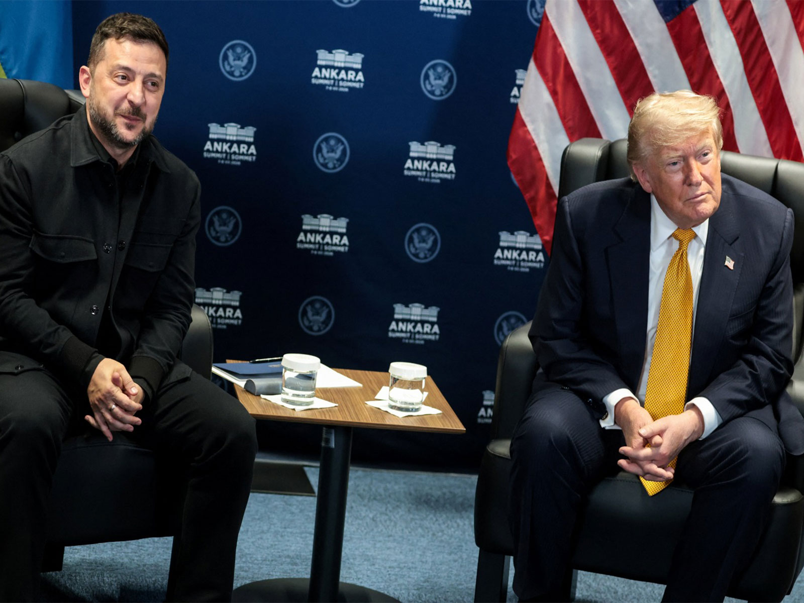 US President Donald Trump holds a bilateral meeting with Ukrainian President Volodymyr Zelenskyy (Photo/Reuters)