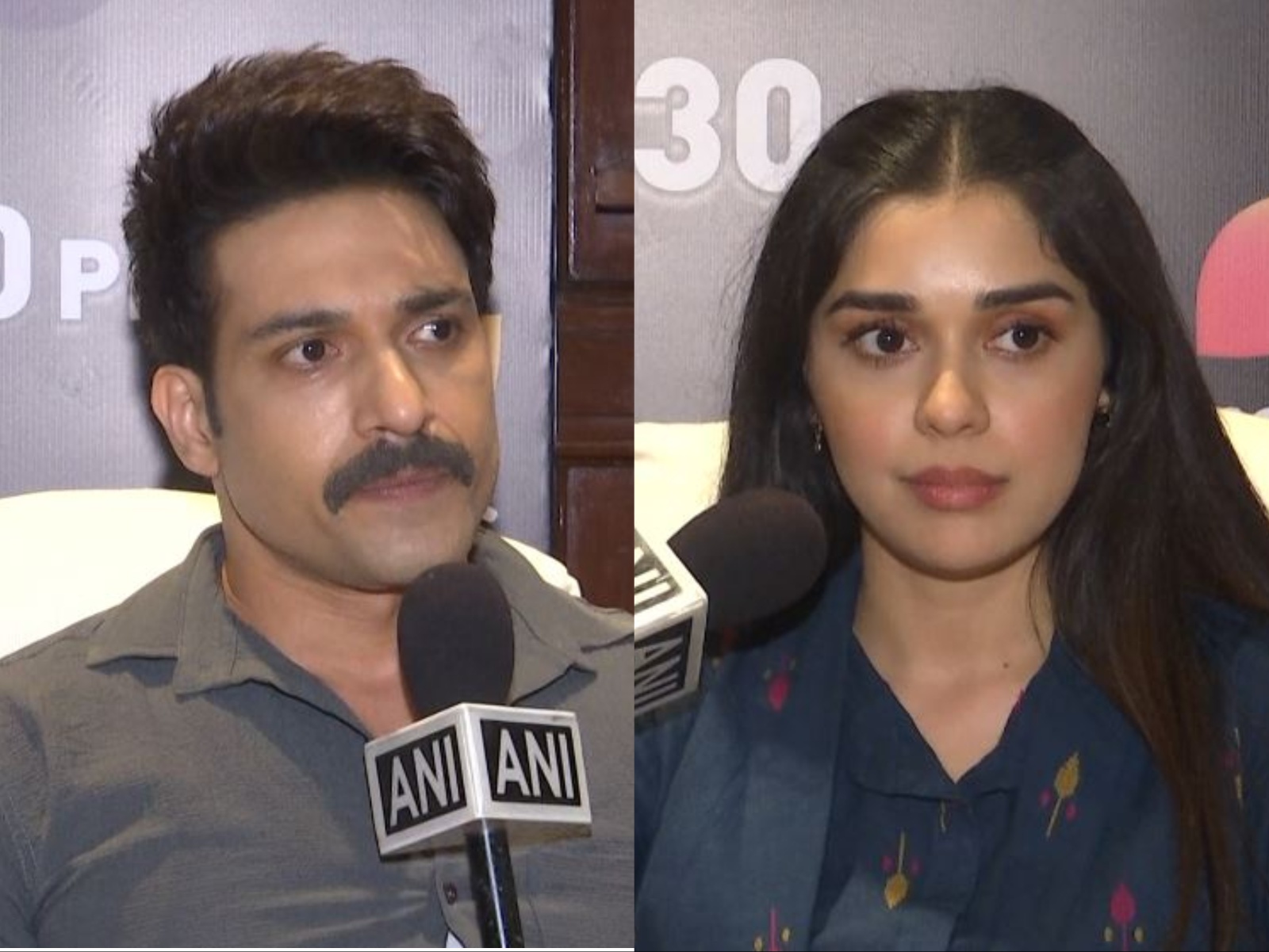 Actors Eisha Singh, Vijayendra (Photo/ANI)