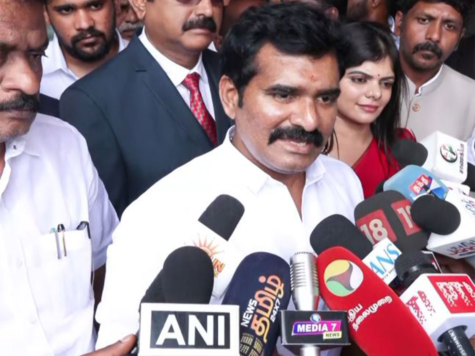 Tamil Nadu Minister Nirmal Kumar (Photo/ANI)