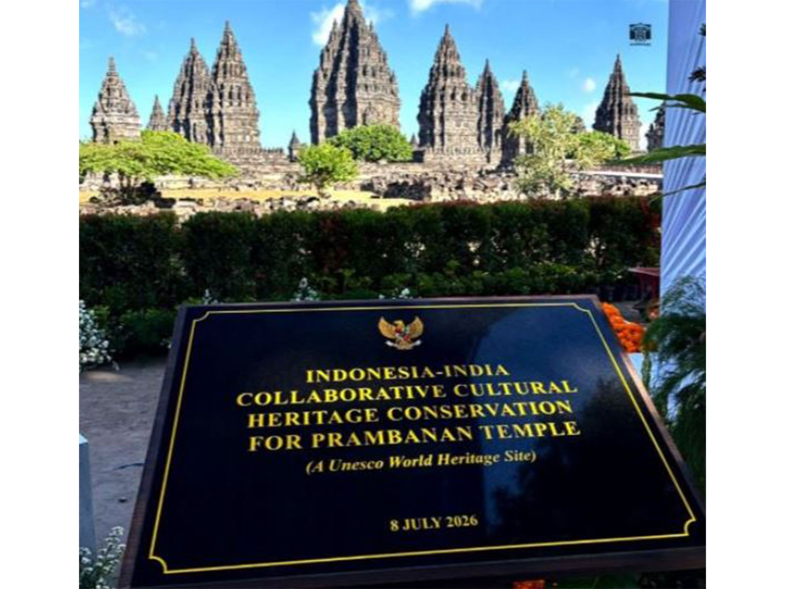 ASI to undertake conservation of Indonesia's UNESCO-listed Prambanan Temple under India-Indonesia initiative (Photo: x/@ASIGoI)