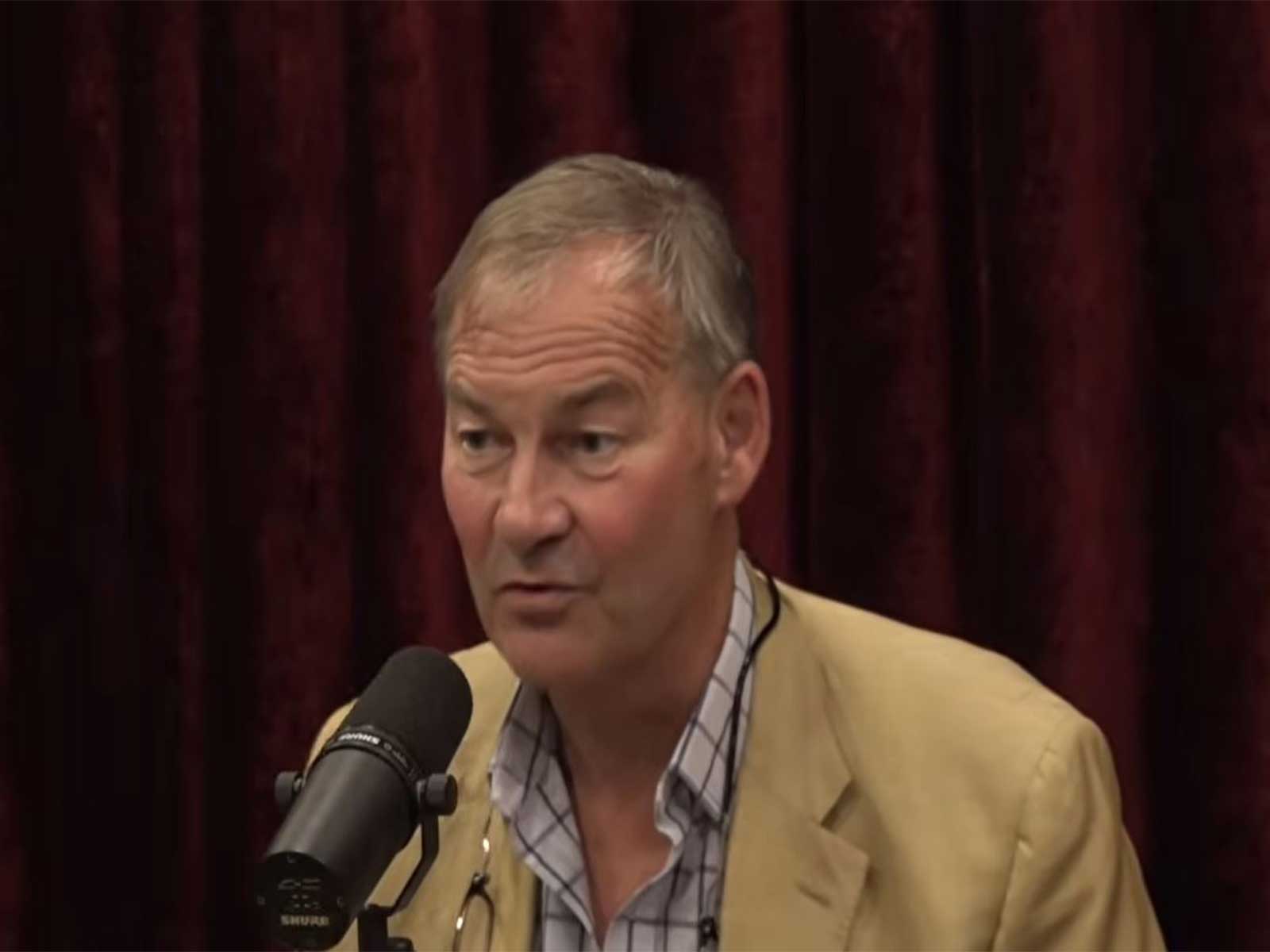 British MP and Restore Britain leader Rupert Lowe speaks during an appearance on The Joe Rogan Experience podcast. (Photo/@RupertLowe10)