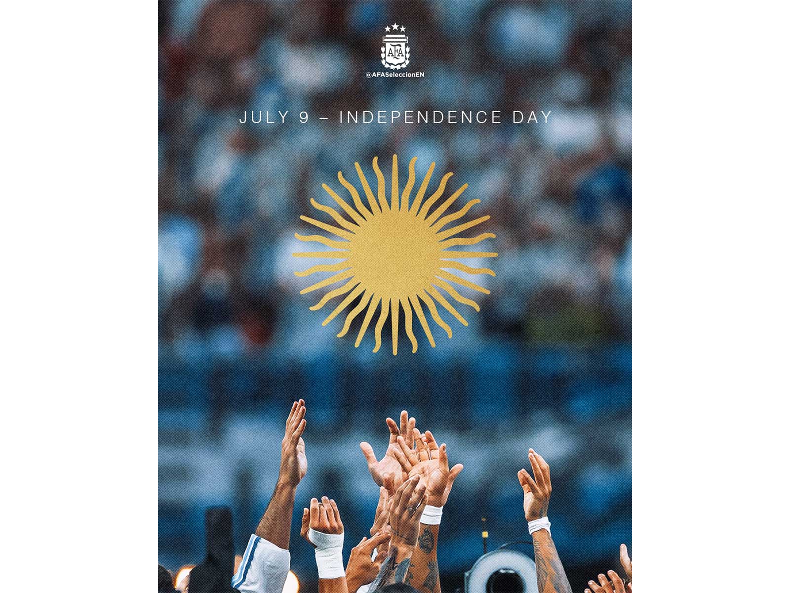 Argentina celebrate their 210th Independence Day on Thursday. (Photo: X/ @AFASeleccionEN)