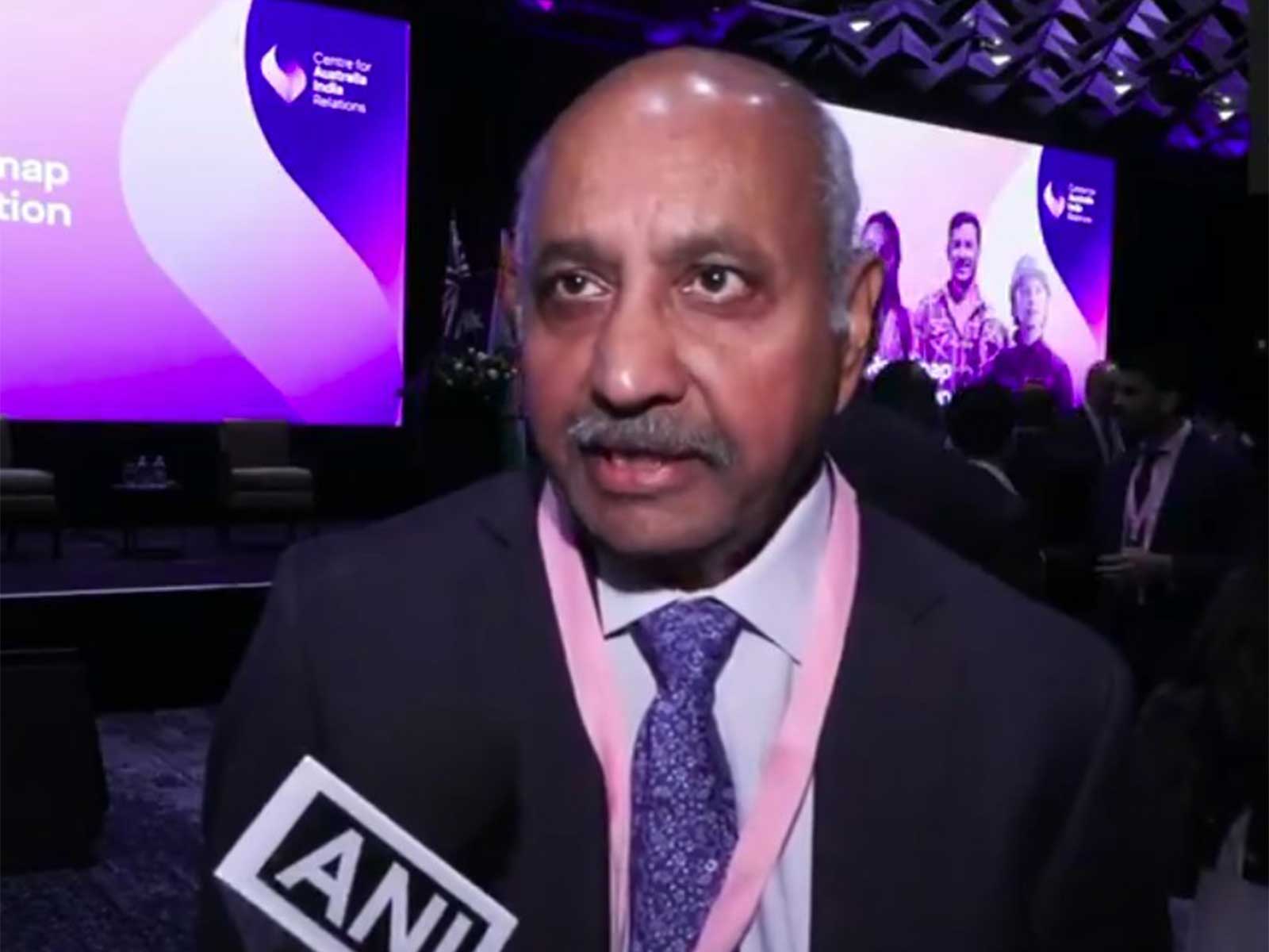 Chair of the 'Make with India' Focus Group at the Australia India Business Council (AIBC) Viswanathan (Photo/ANI)