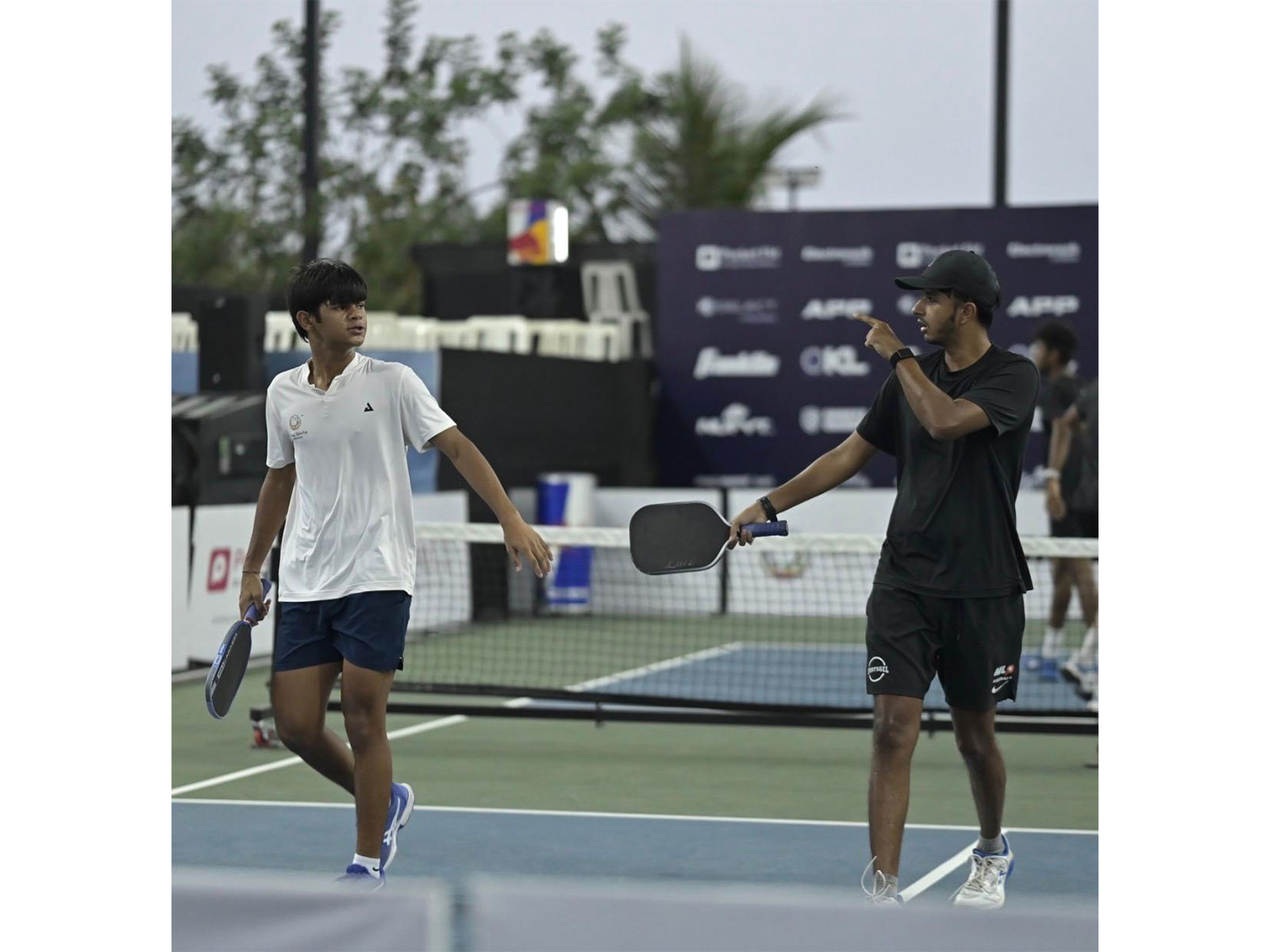 Arjun Singh (L) and Harsh Mehta. (Photo: Indian Pickleball Association)