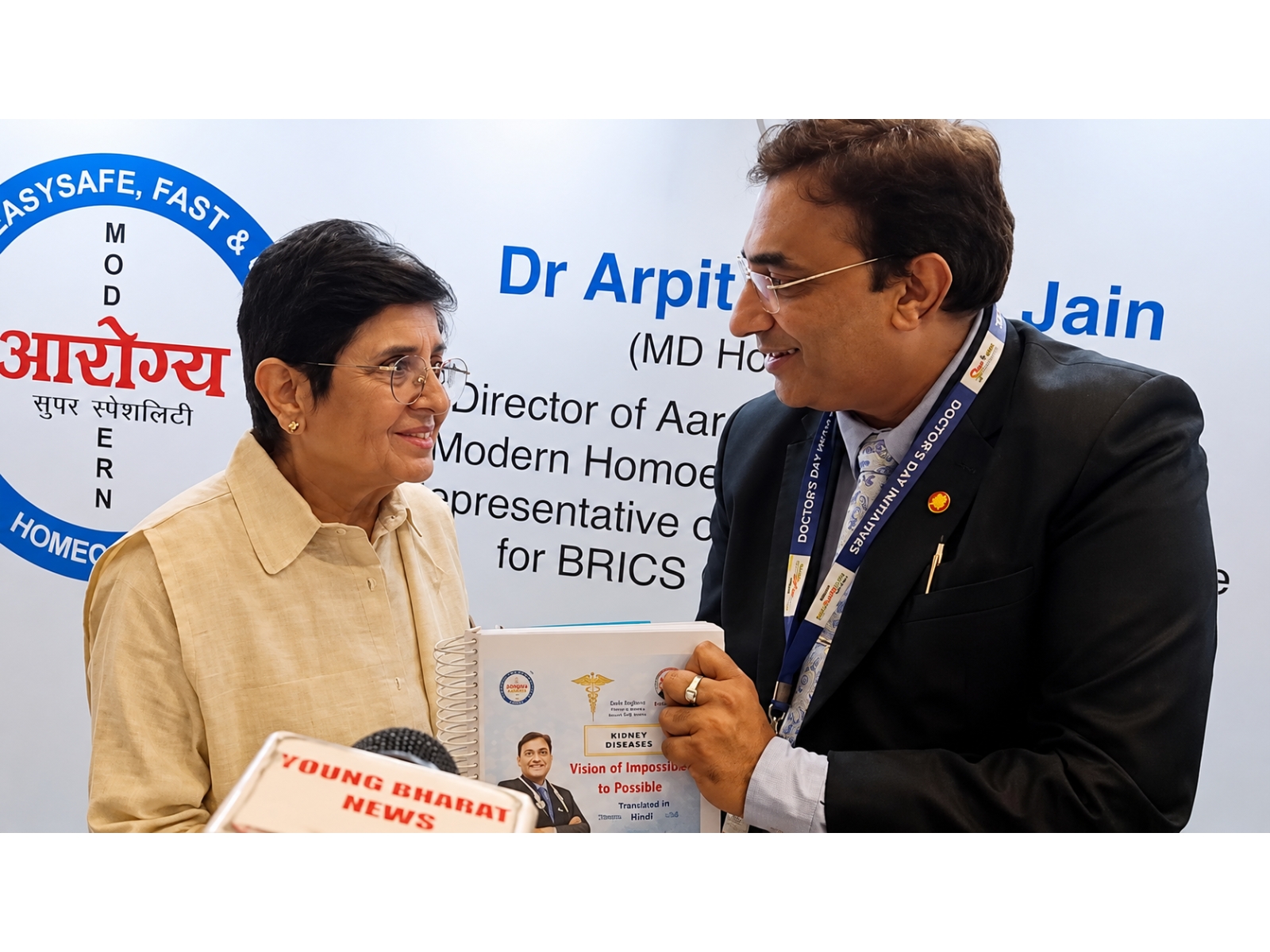Dr. Arpit Chopra Jain Honoured on National Doctors' Day at Fit India Conclave 2026, Recognized as Panel Speaker and BRICS Homeopathic Representative