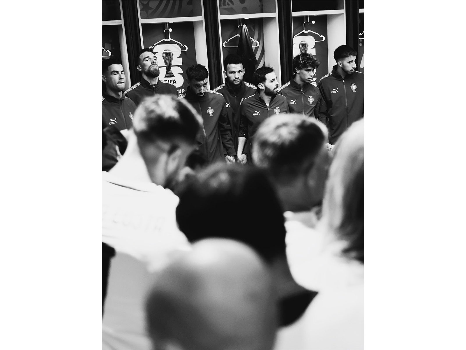 Portugal team. (Photo:X/@B_Fernandes8) 