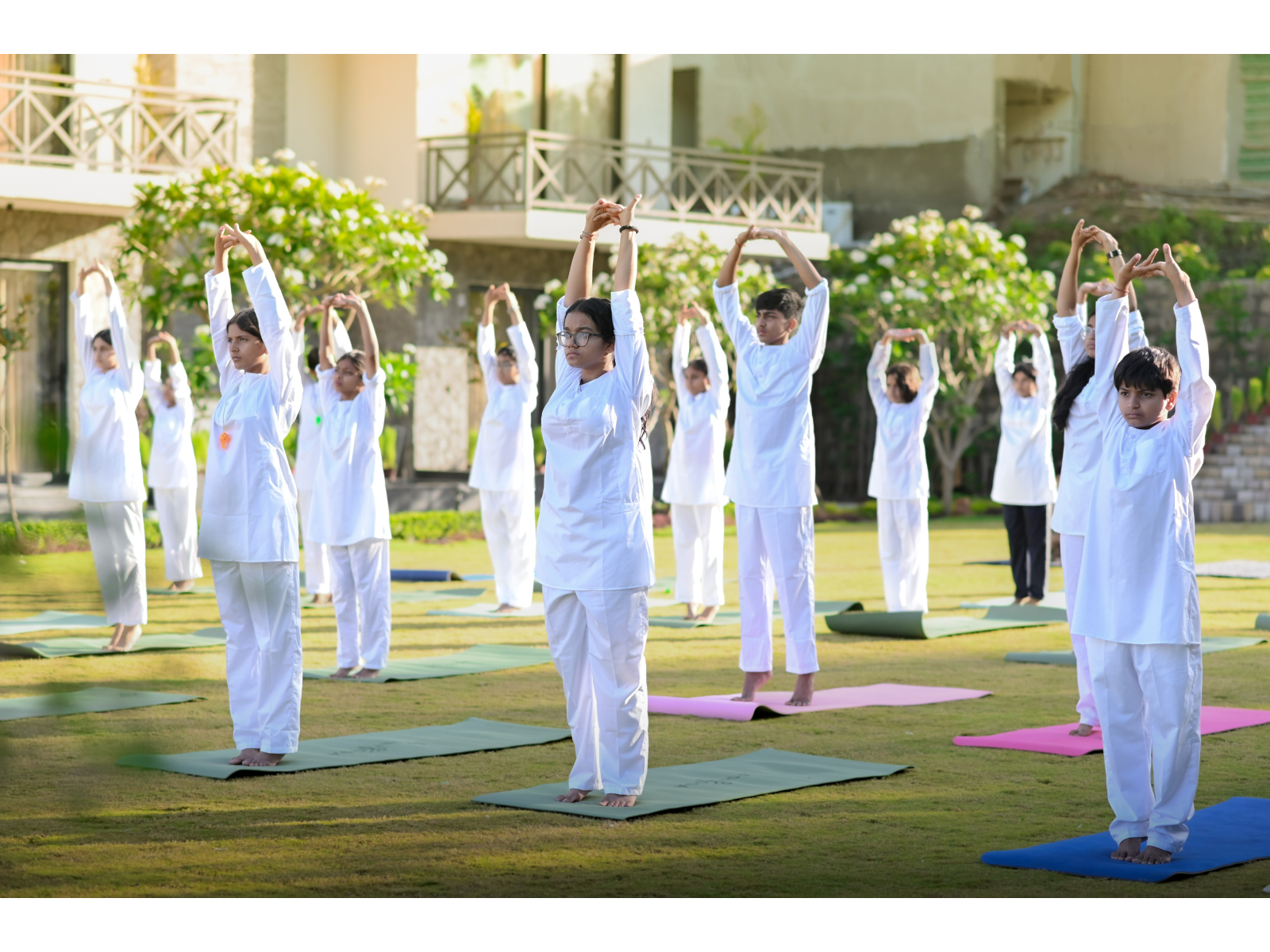 Teens absorbed life lessons at the 16-day Young Tapasvi camp at Om Kalyanam Santhigiri in the Doon Valley.